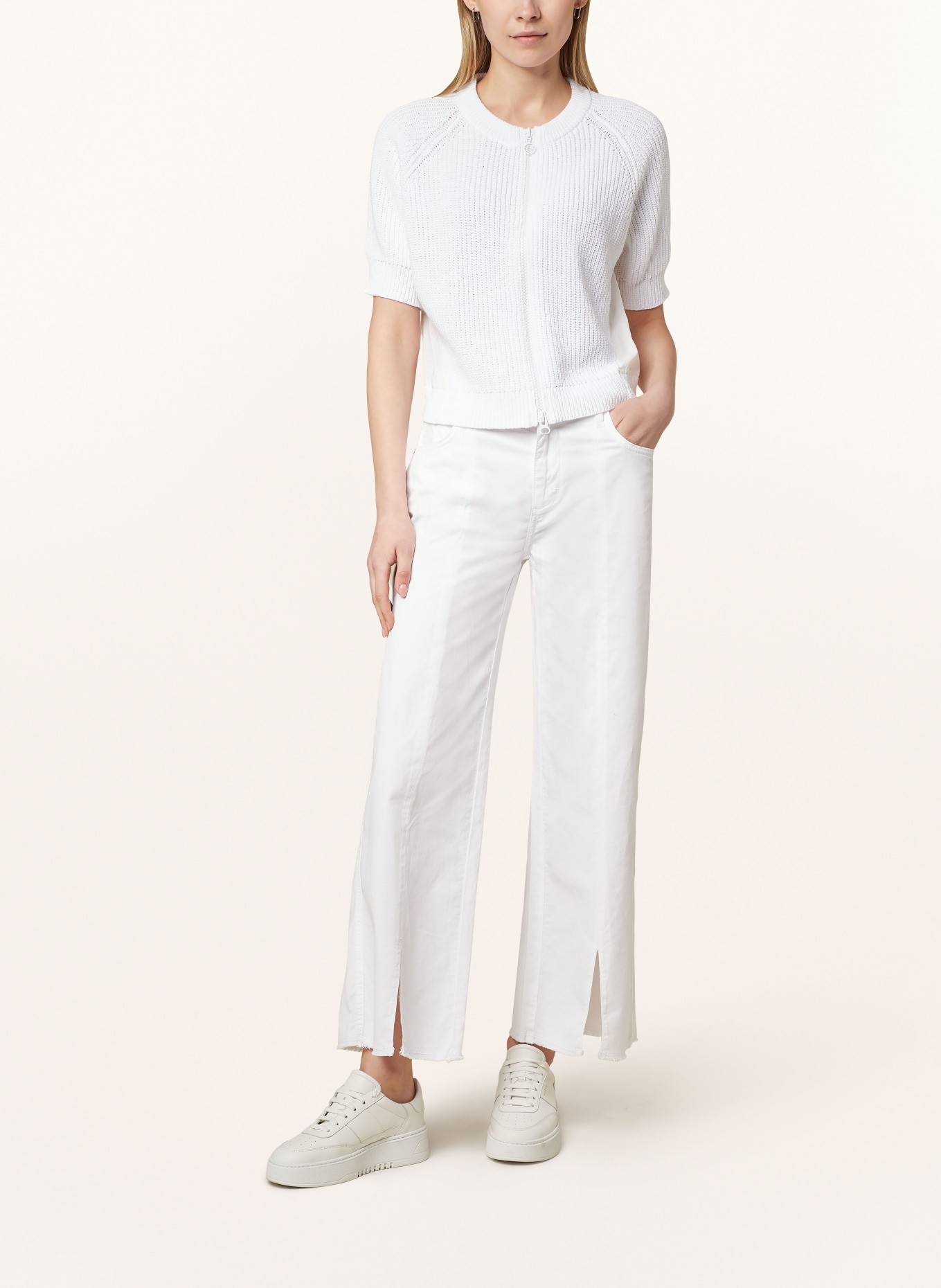 ULLI EHRLICH SPORTALM Mom jeans, Color: WHITE (Image 2)