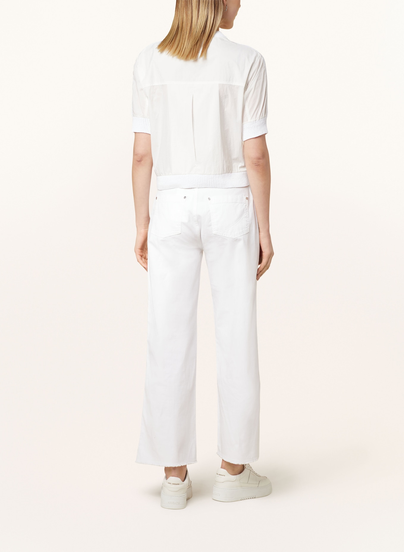ULLI EHRLICH SPORTALM Mom jeans, Color: WHITE (Image 3)