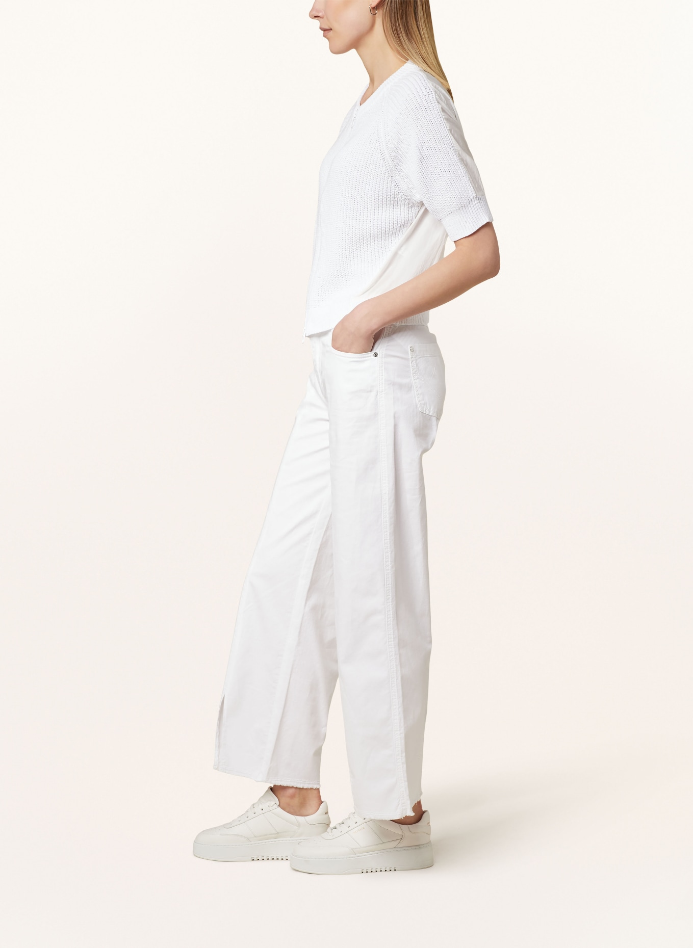 ULLI EHRLICH SPORTALM Mom jeans, Color: WHITE (Image 4)