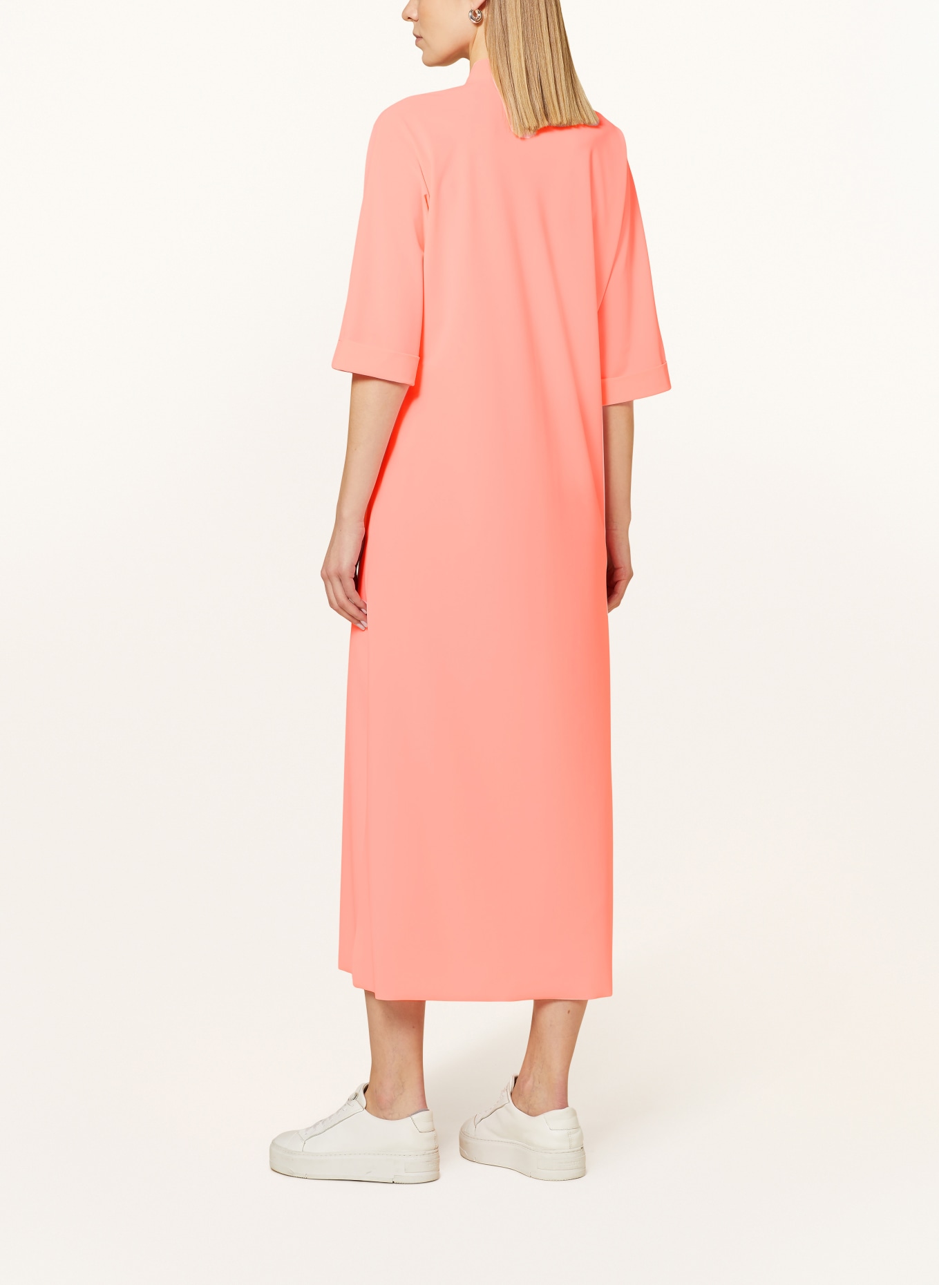 ULLI EHRLICH SPORTALM Dress with 3/4 sleeves, Color: NEON PINK (Image 3)