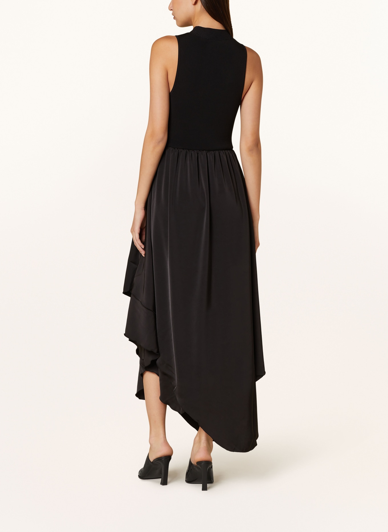 GESTUZ Dress PAMAGZ in mixed materials, Color: BLACK (Image 3)