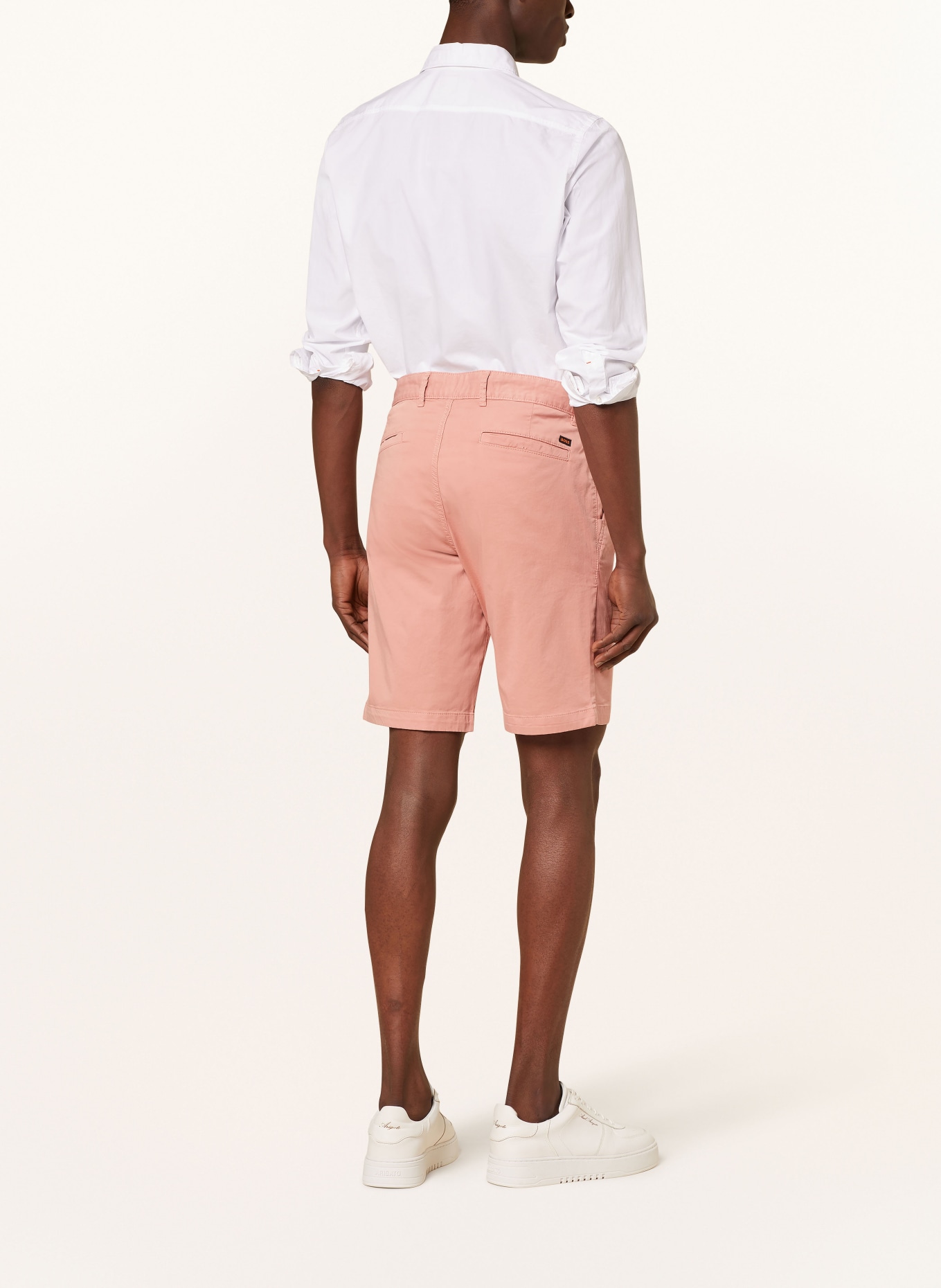 BOSS Shorts CHINO Slim Fit, Farbe: HELLROT (Bild 3)