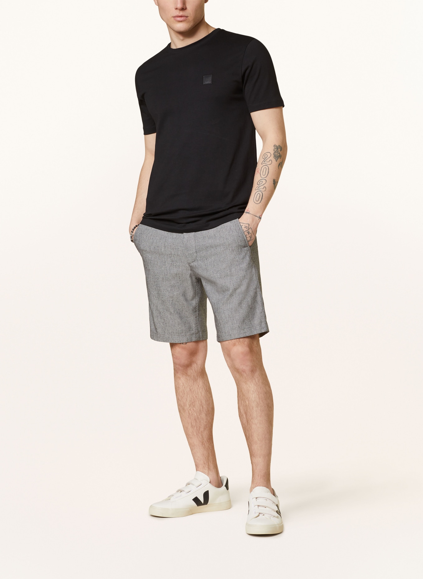 BOSS Shorts CHINO Slim Fit, Farbe: SCHWARZ (Bild 2)