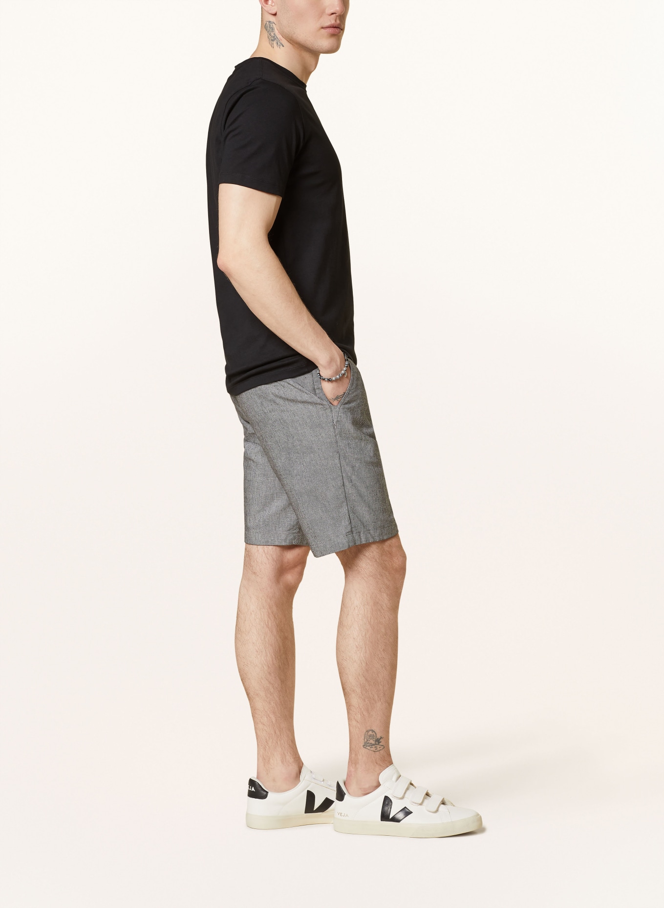 BOSS Shorts CHINO slim fit, Color: BLACK (Image 4)
