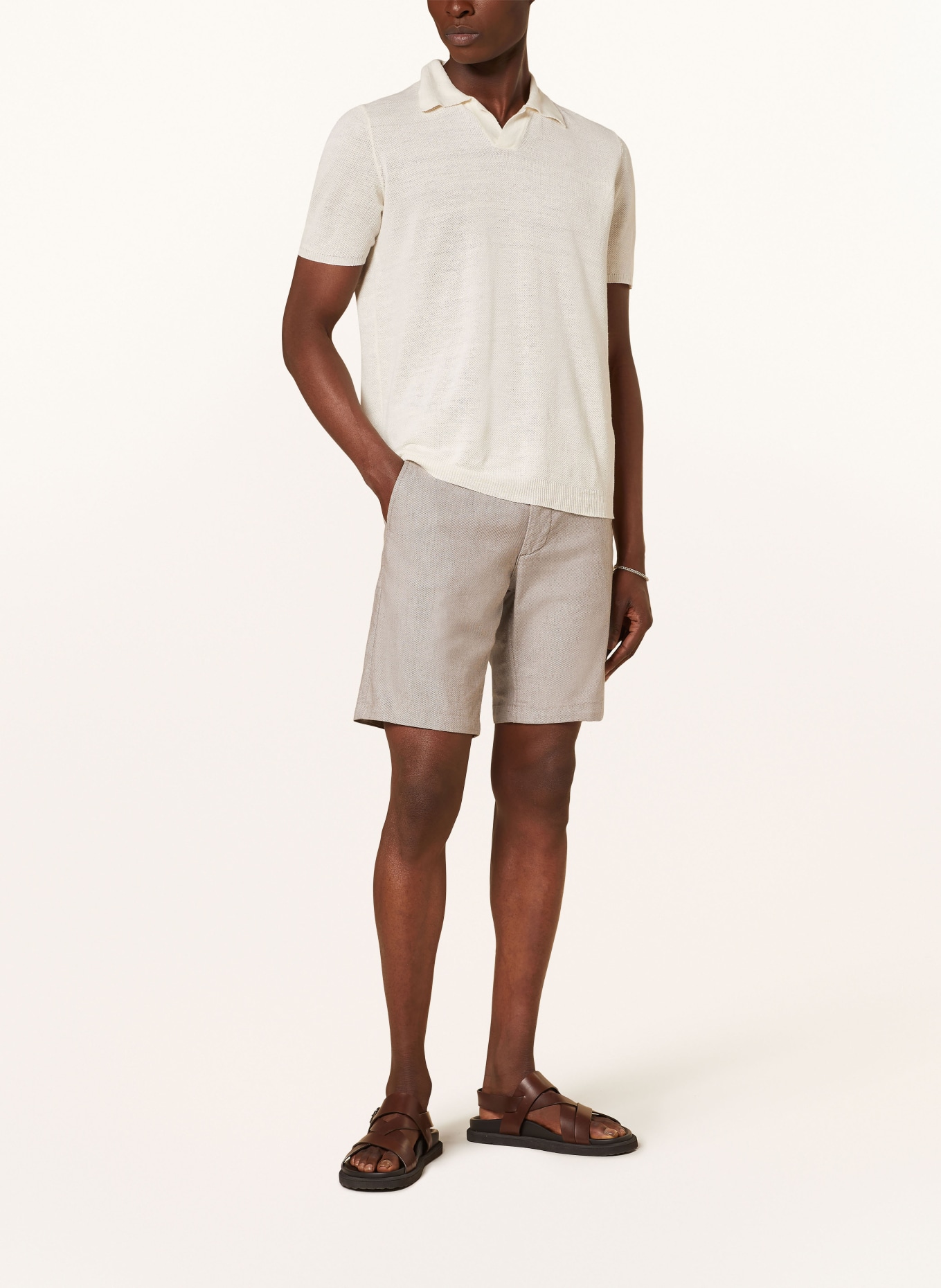 BOSS Shorts CHINO Slim Fit, Farbe: HELLBRAUN (Bild 2)