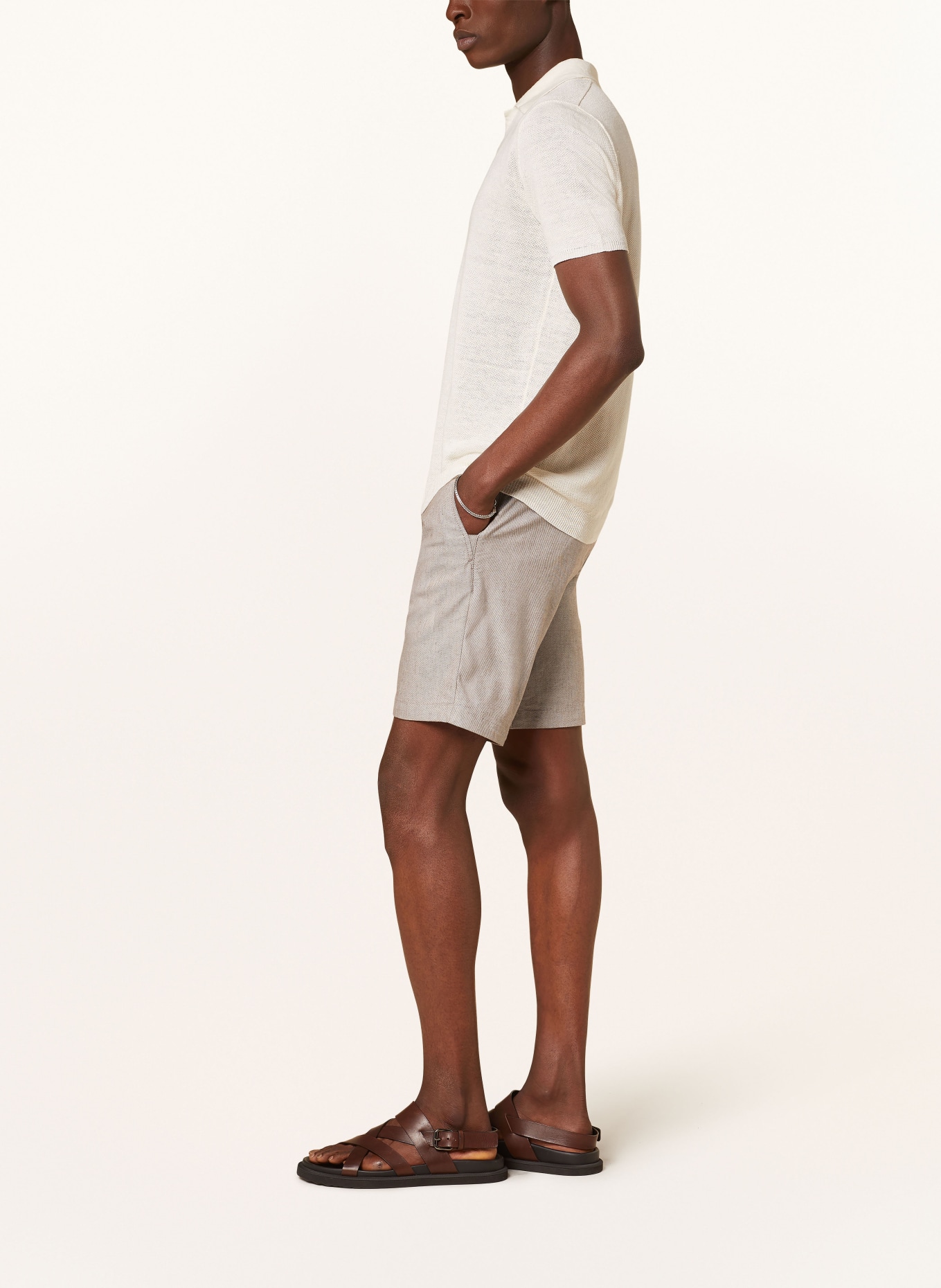 BOSS Shorts CHINO Slim Fit, Farbe: HELLBRAUN (Bild 4)