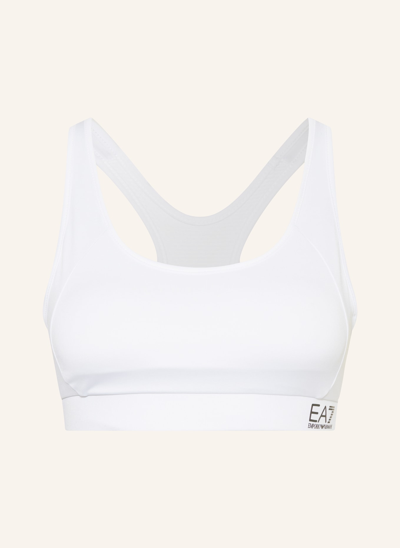 EA7 EMPORIO ARMANI Sports bra, Color: WHITE (Image 1)