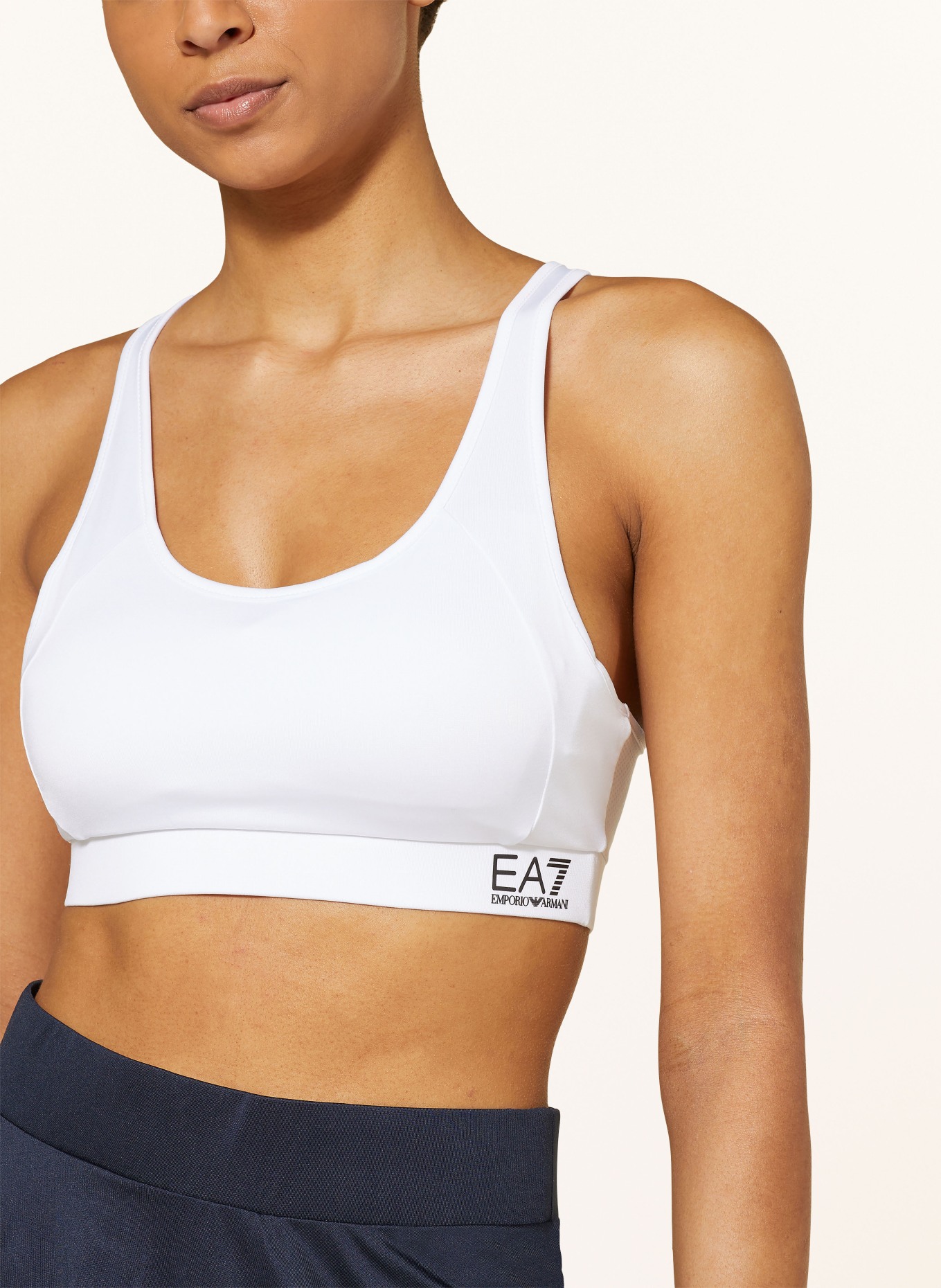 EA7 EMPORIO ARMANI Sports bra, Color: WHITE (Image 4)