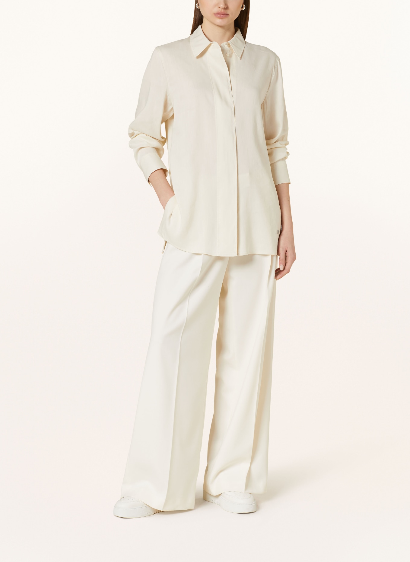 BOGNER Shirt blouse RIA-1 with linen, Color: CREAM (Image 2)