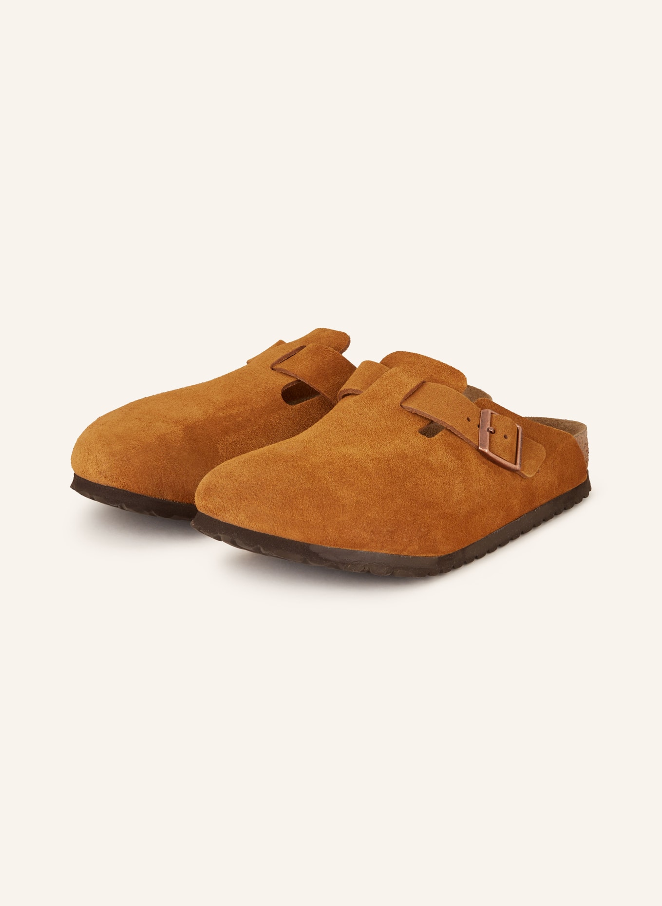 BIRKENSTOCK Slides BOSTON, Color: COGNAC (Image 1)