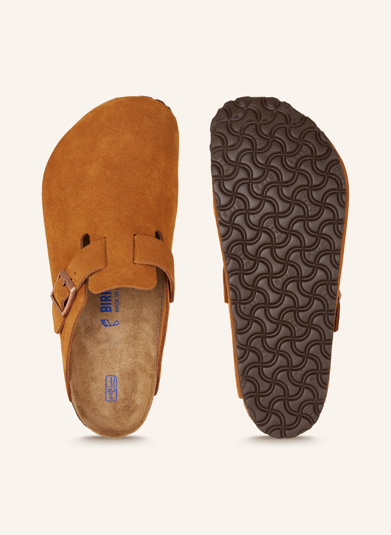 BIRKENSTOCK Slides BOSTON, Color: COGNAC (Image 5)