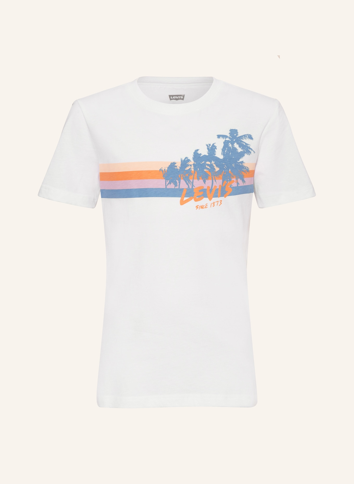 Levi's® T-Shirt, Farbe: WEISS/ ORANGE/ BLAU (Bild 1)