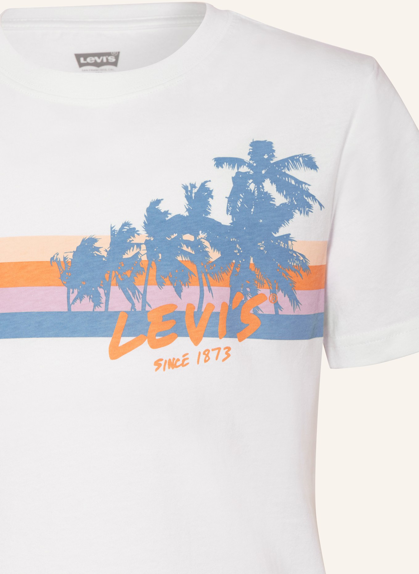 Levi's® T-Shirt, Farbe: WEISS/ ORANGE/ BLAU (Bild 3)