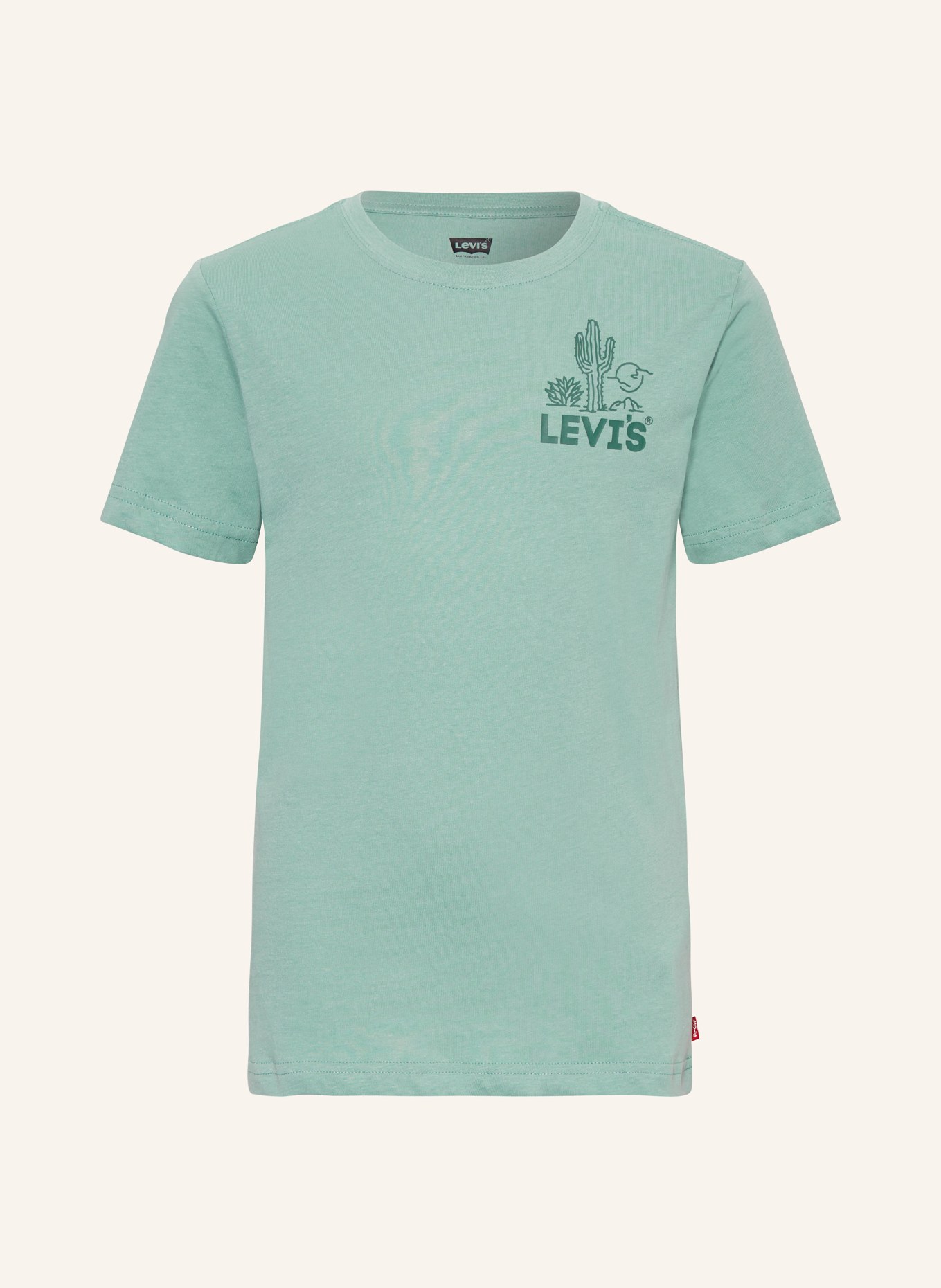 Levi's® T-shirt CACTI CLUB, Kolor: MIĘTOWY (Obrazek 1)