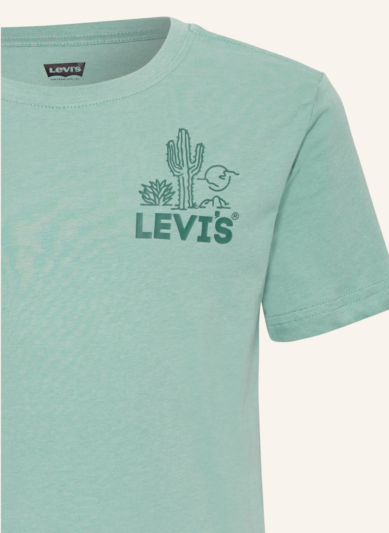 Levi's® T-shirt CACTI CLUB, Kolor: MIĘTOWY (Obrazek 3)