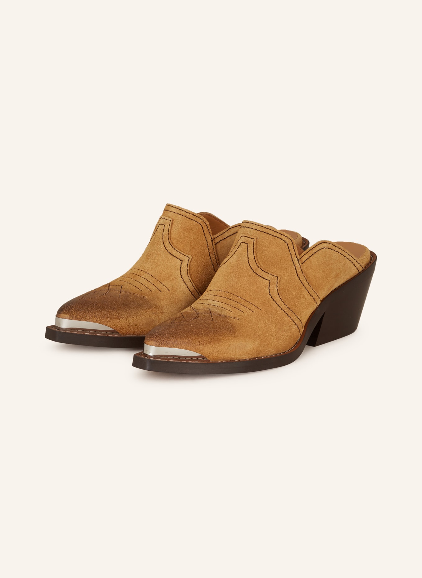 DOROTHEE SCHUMACHER Mules, Color: LIGHT BROWN (Image 1)