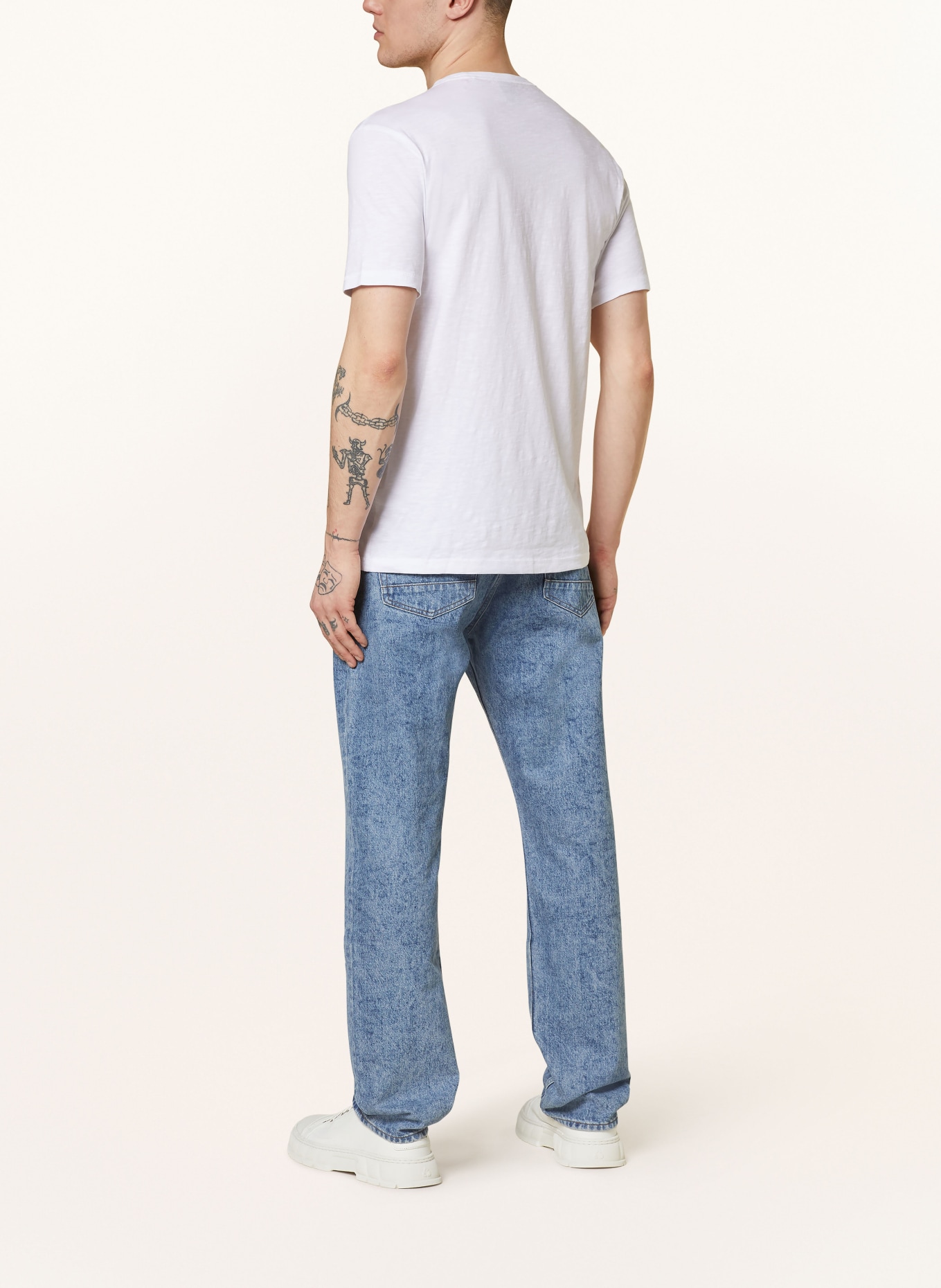 BOSS T-shirt TEGOOD, Color: WHITE (Image 3)