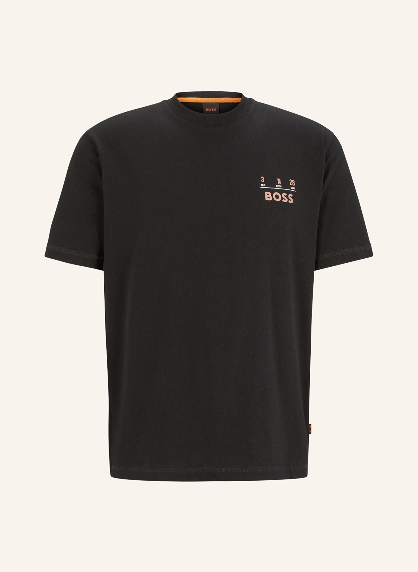 BOSS T-Shirt RECORDS, Farbe: SCHWARZ (Bild 1)