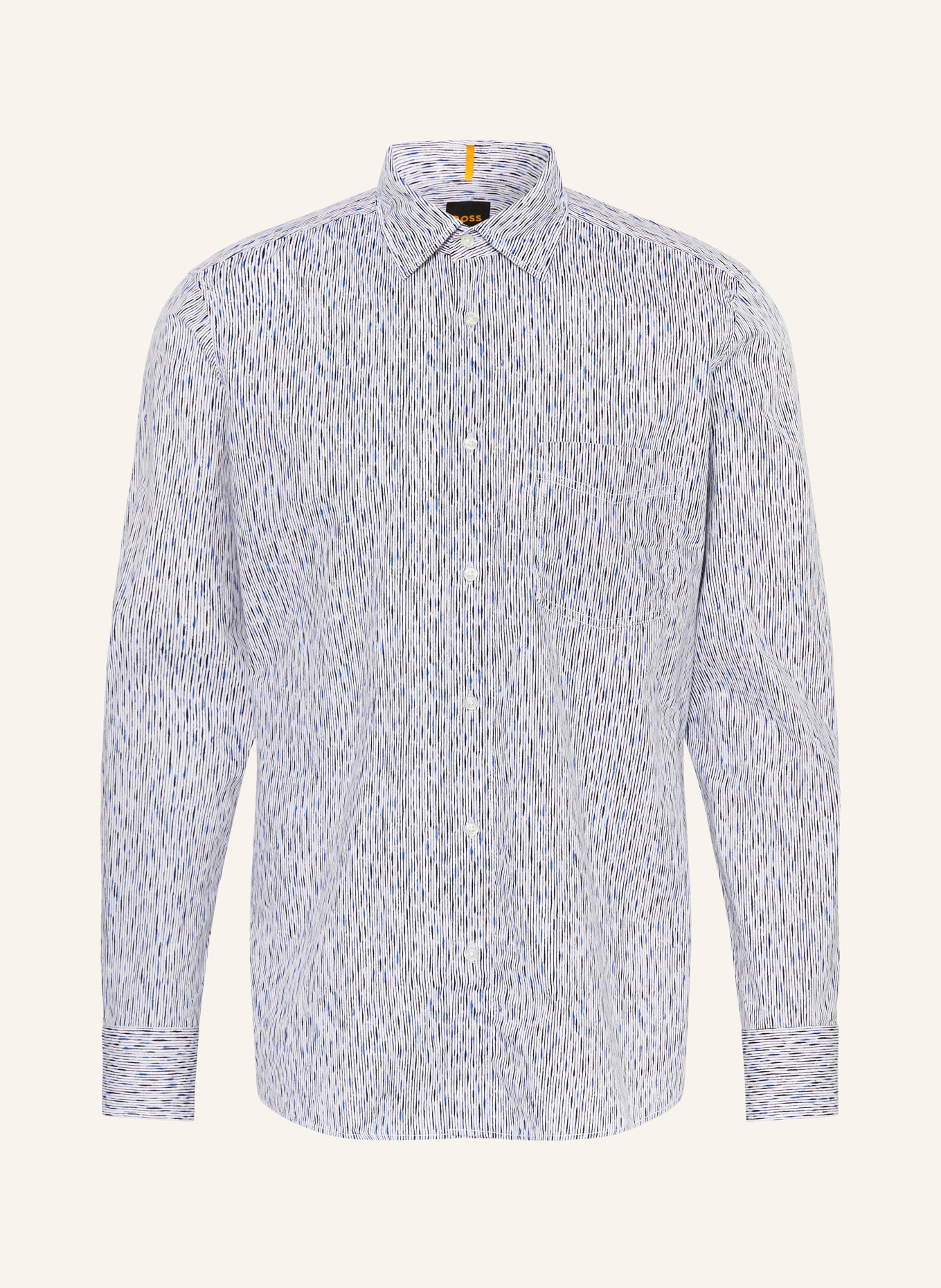 BOSS Shirt REMITON regular fit, Color: WHITE/ BLUE/ DARK BLUE (Image 1)