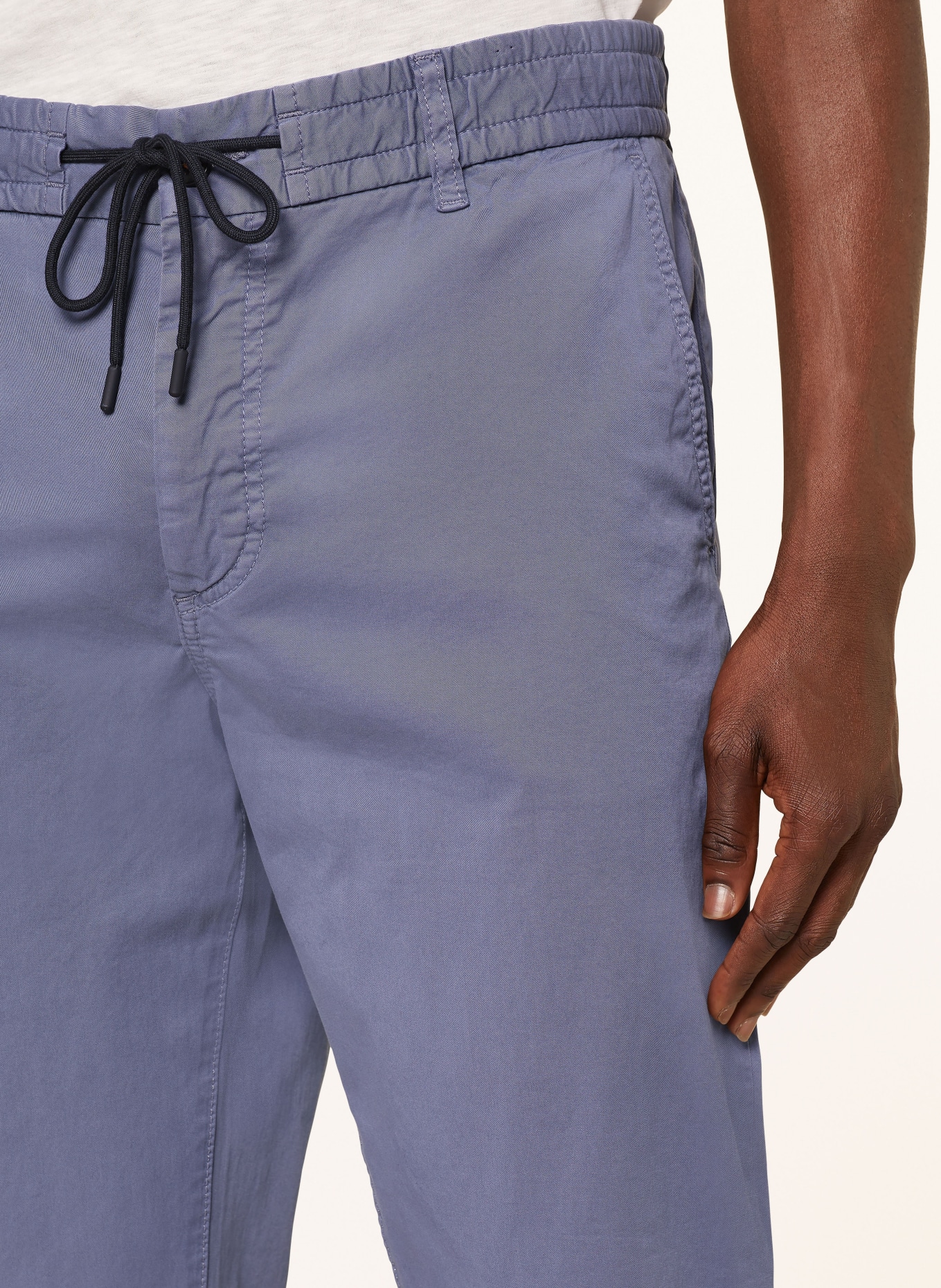 BOSS Trousers CHINO in jogger style tapered fit, Color: BLUE GRAY (Image 5)