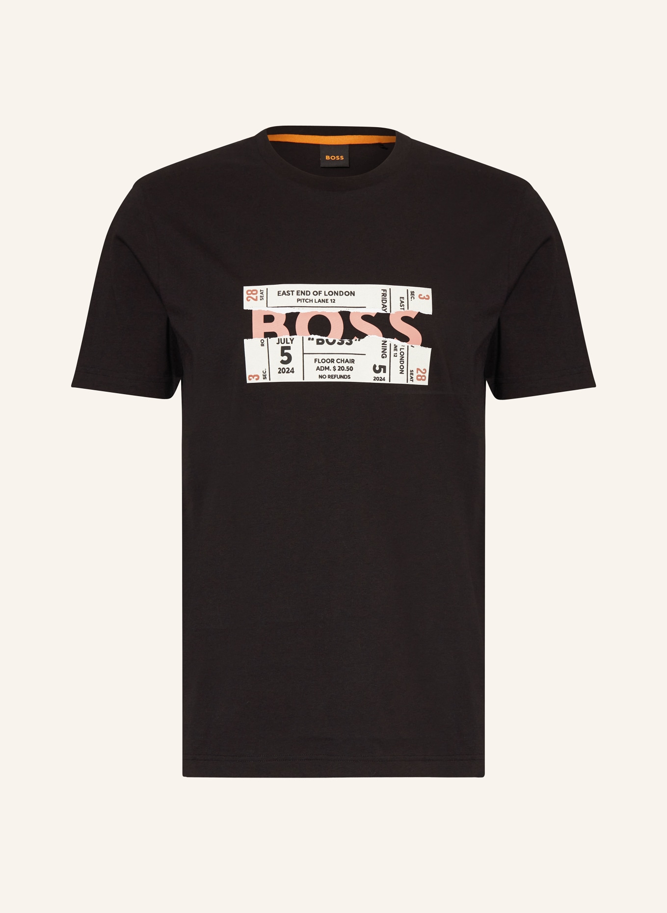 BOSS T-Shirt BOSS TICKET, Farbe: SCHWARZ (Bild 1)