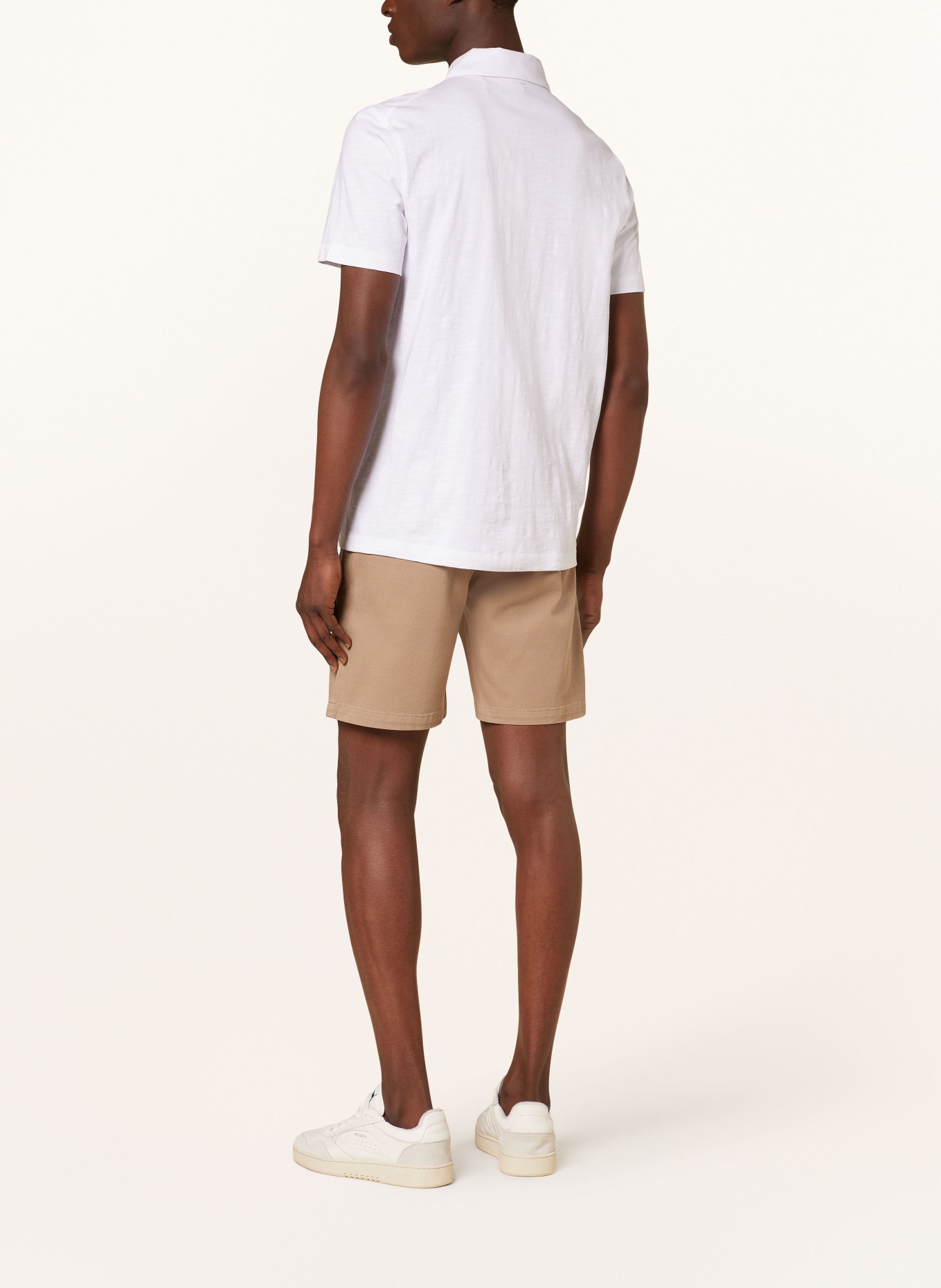 BOSS Jersey polo shirt SLUB, Color: WHITE (Image 3)
