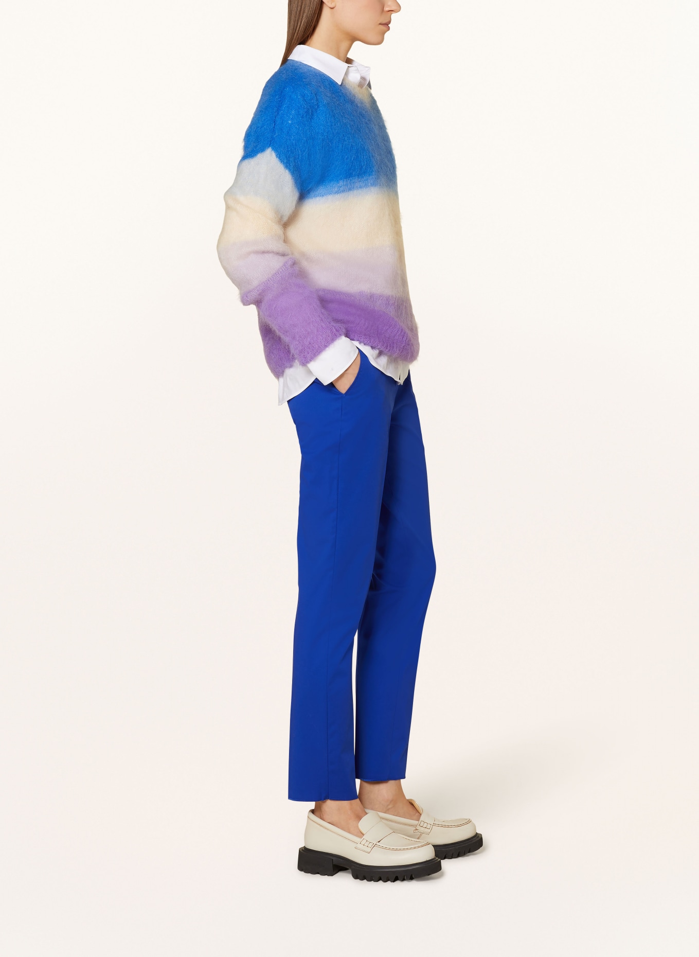 MaxMara STUDIO Trousers STEMMA, Color: BLUE (Image 4)