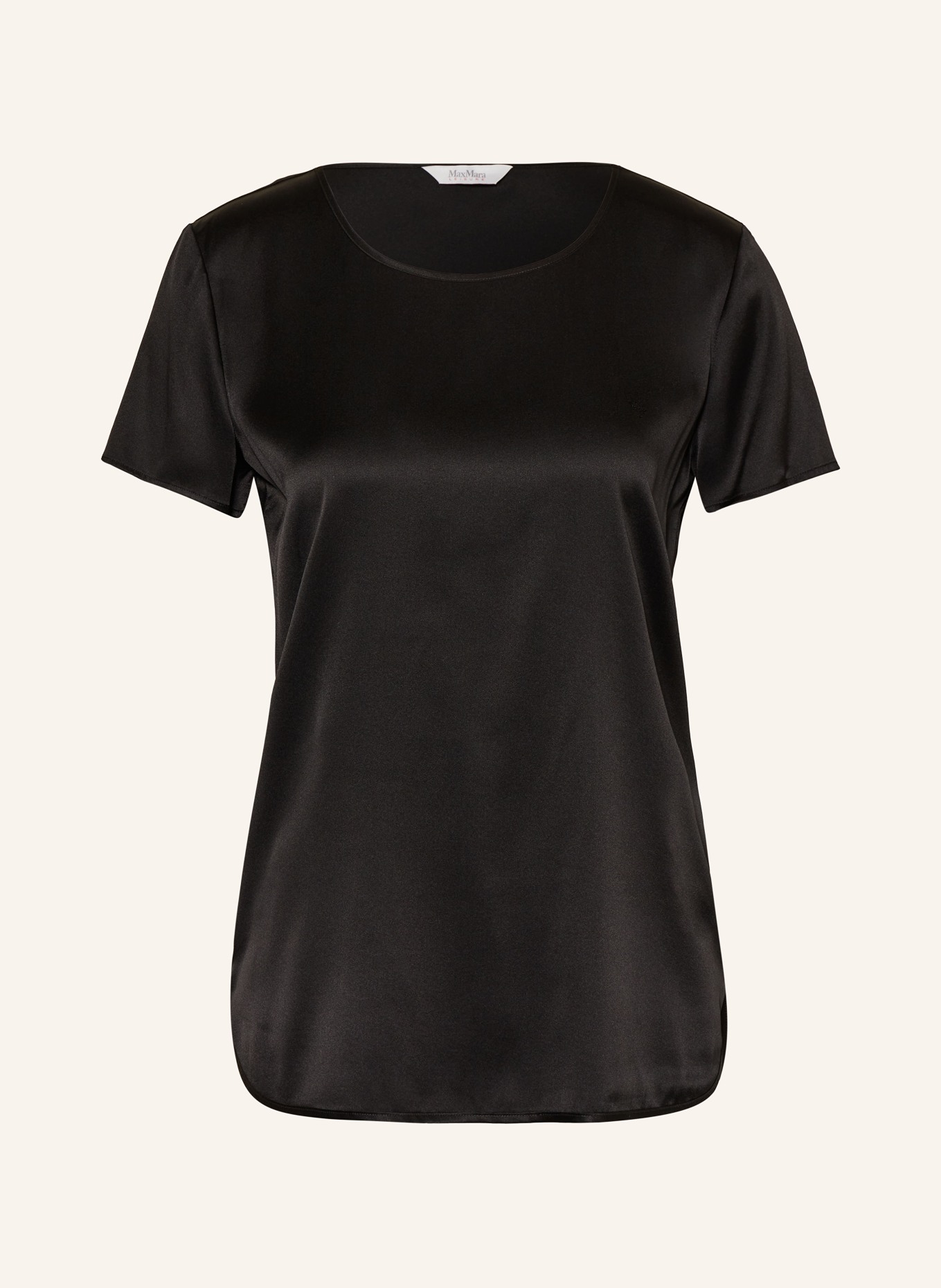 Max Mara LEISURE Blusenshirt CORTONA aus Seide, Farbe: SCHWARZ (Bild 1)