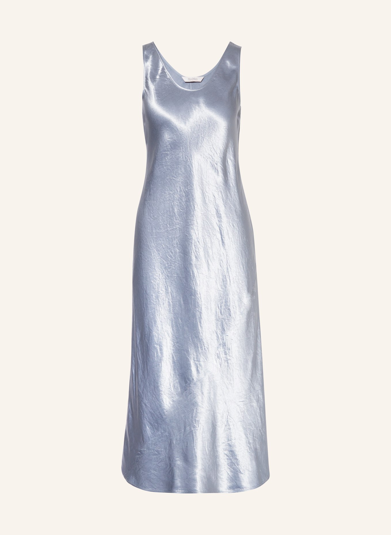 MaxMara LEISURE Satin dress TALETE, Color: LIGHT BLUE (Image 1)