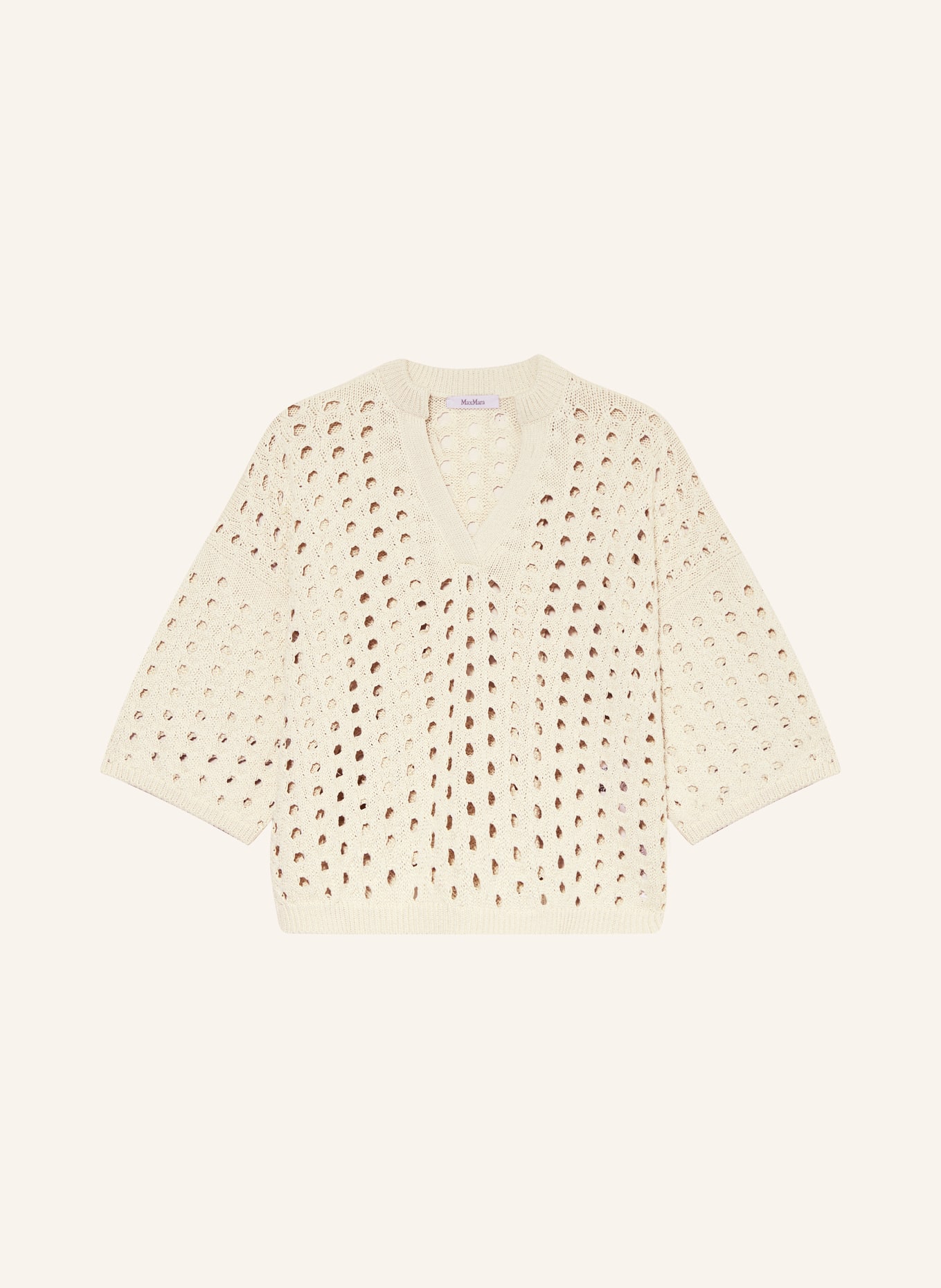 Max Mara Sweater PORTIA with 3/4 sleeves, Color: CREAM (Image 1)