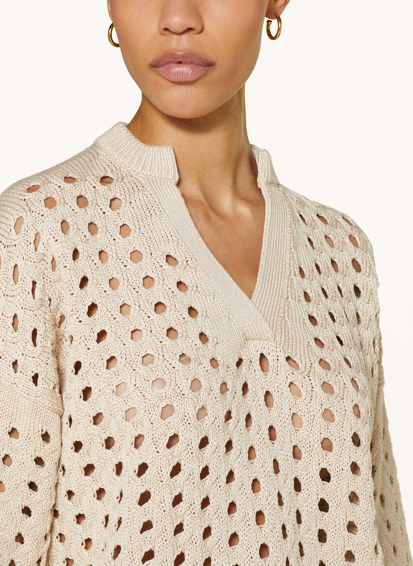 Max Mara Sweater PORTIA with 3/4 sleeves, Color: CREAM (Image 4)