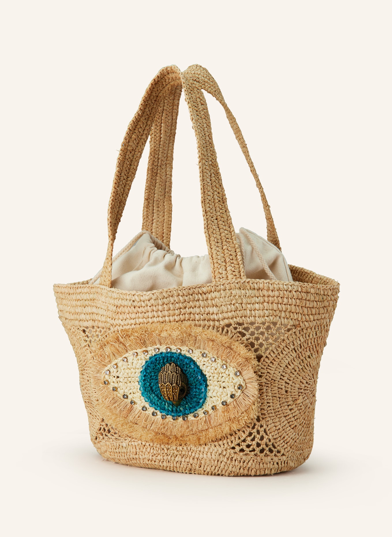 KURT GEIGER Shopper KENSINGTON mit Schmucksteinen und