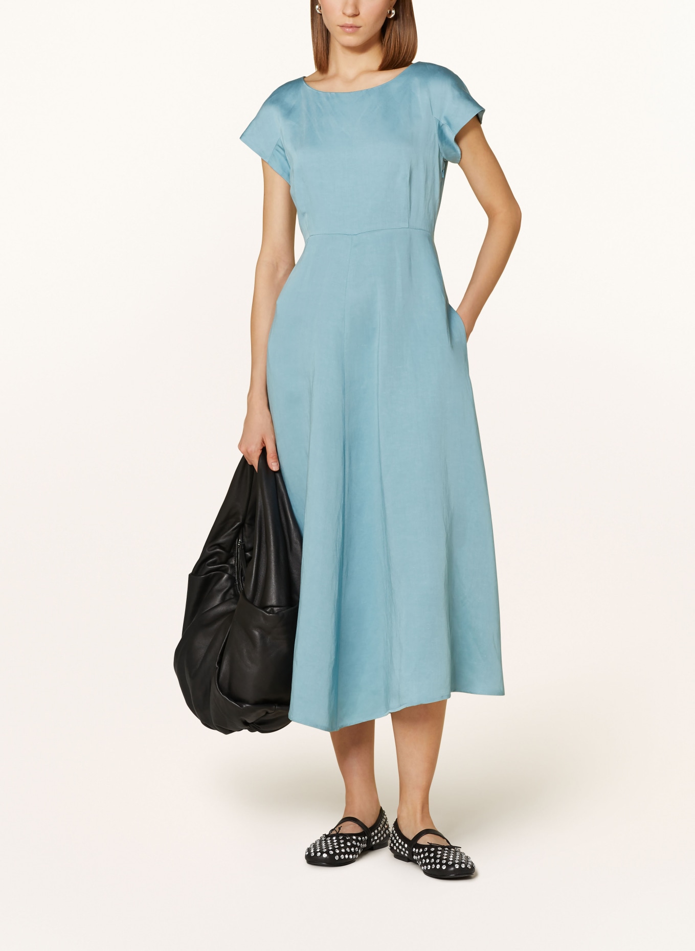 WEEKEND MaxMara Dress GHIGLIA, Color: LIGHT BLUE (Image 2)