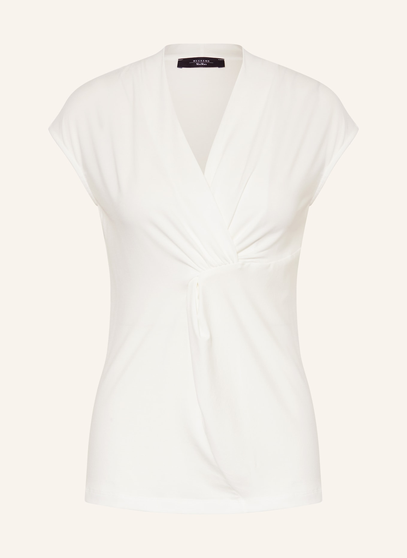 WEEKEND MaxMara Shirt blouse NEGOZI in jersey, Color: WHITE (Image 1)