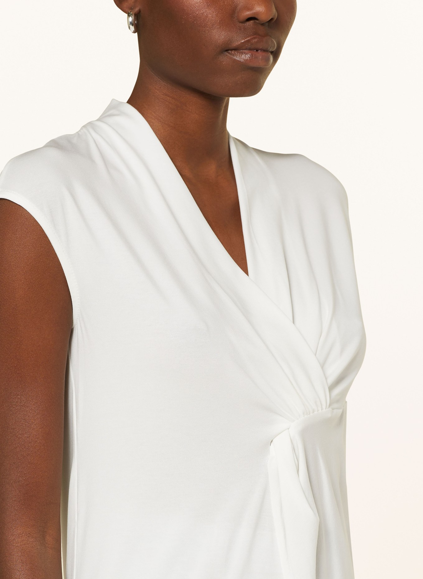 WEEKEND MaxMara Shirt blouse NEGOZI in jersey, Color: WHITE (Image 4)