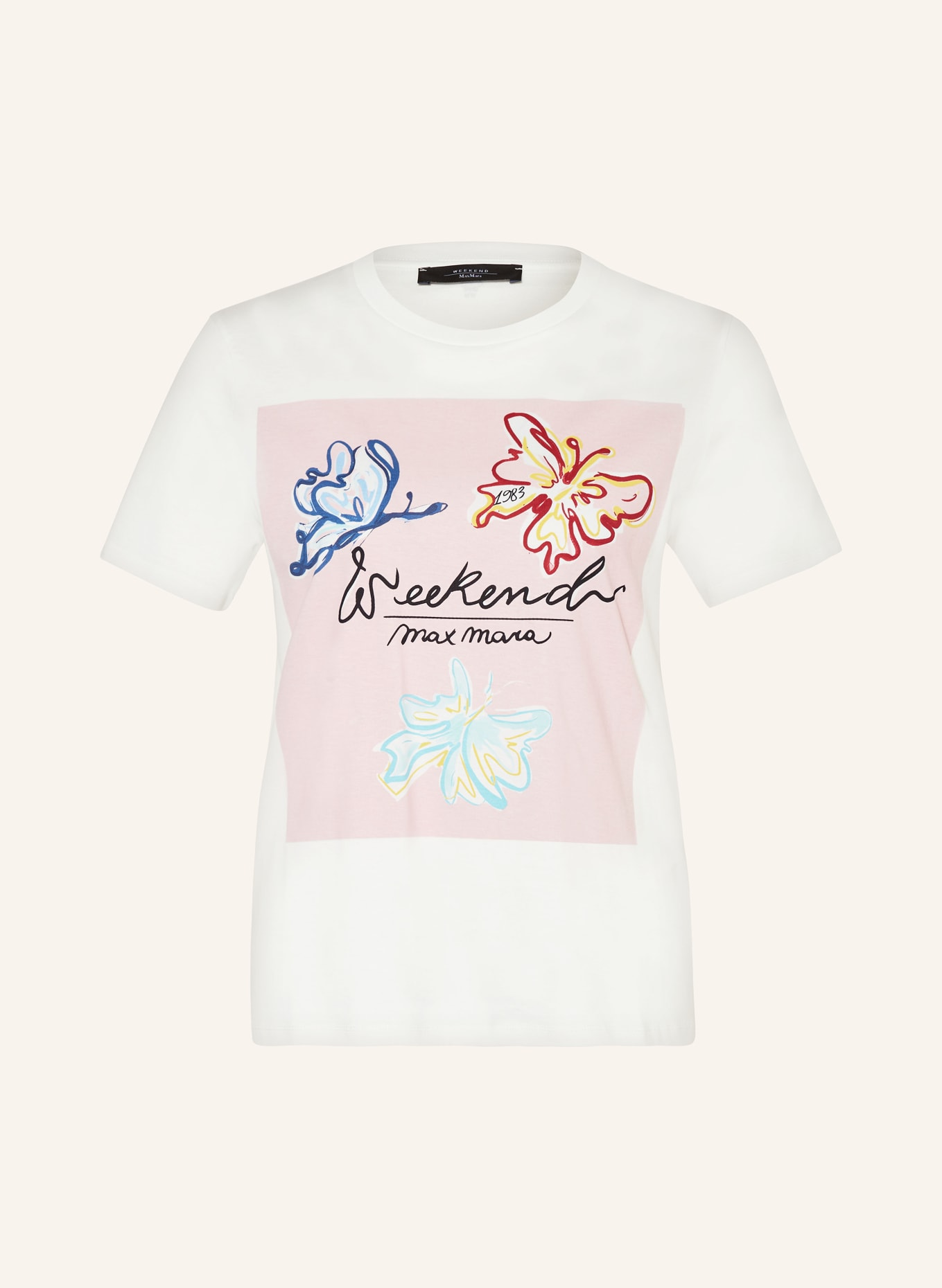 WEEKEND MaxMara T-shirt YEN, Color: WHITE (Image 1)