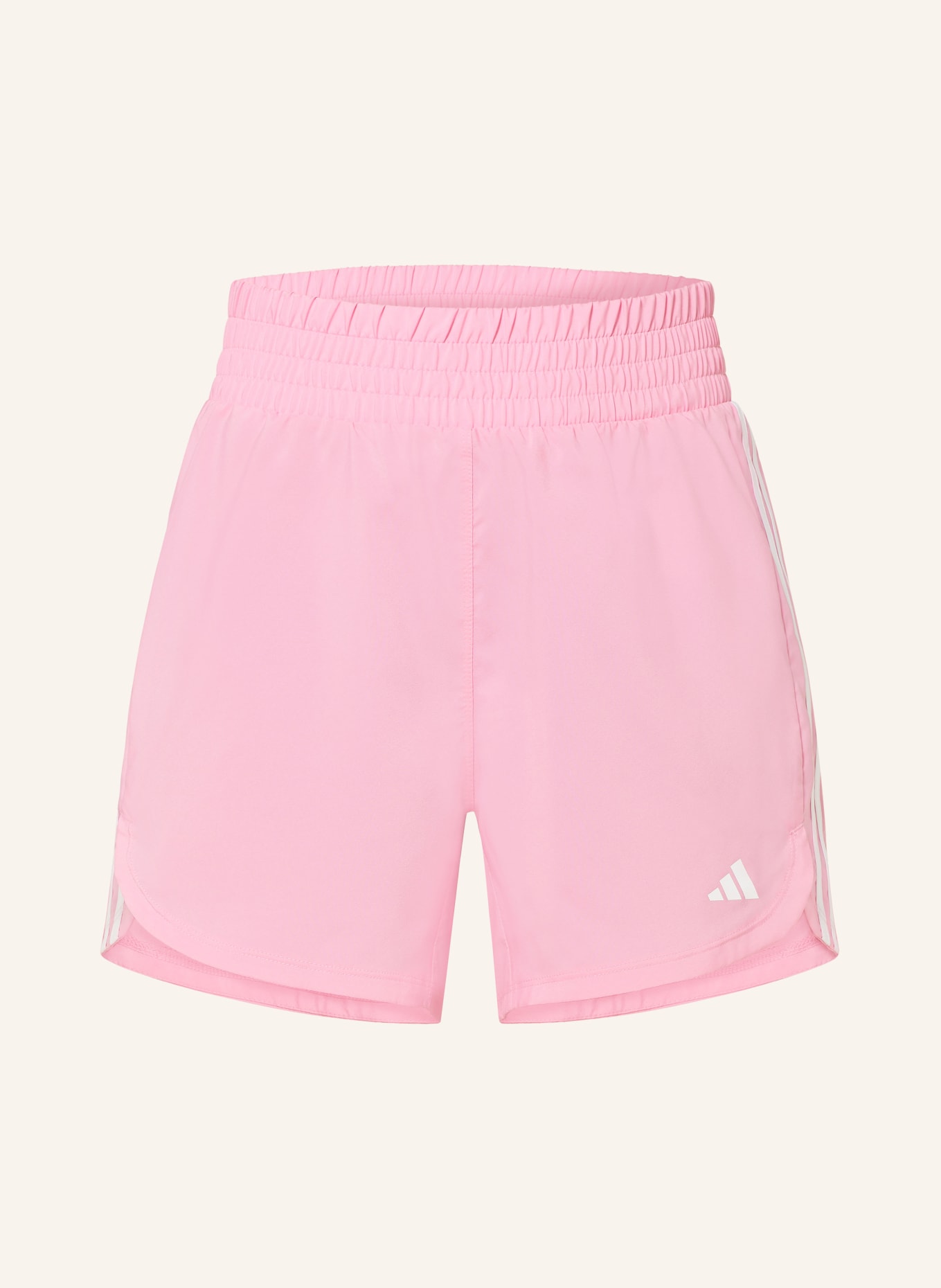 adidas Shorts PACER, Farbe: ROSA/ WEISS (Bild 1)