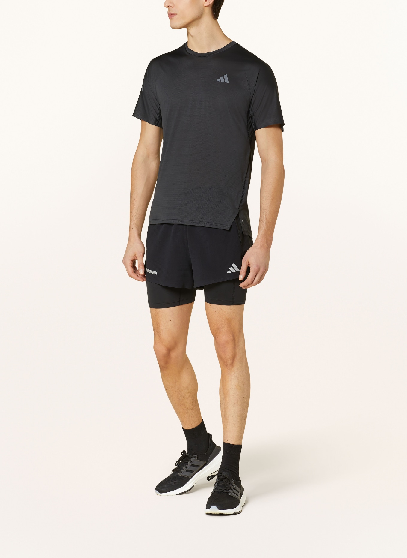 adidas Koszulka do biegania ADIZERO, Kolor: CZIEMNOSZARY (Obrazek 2)