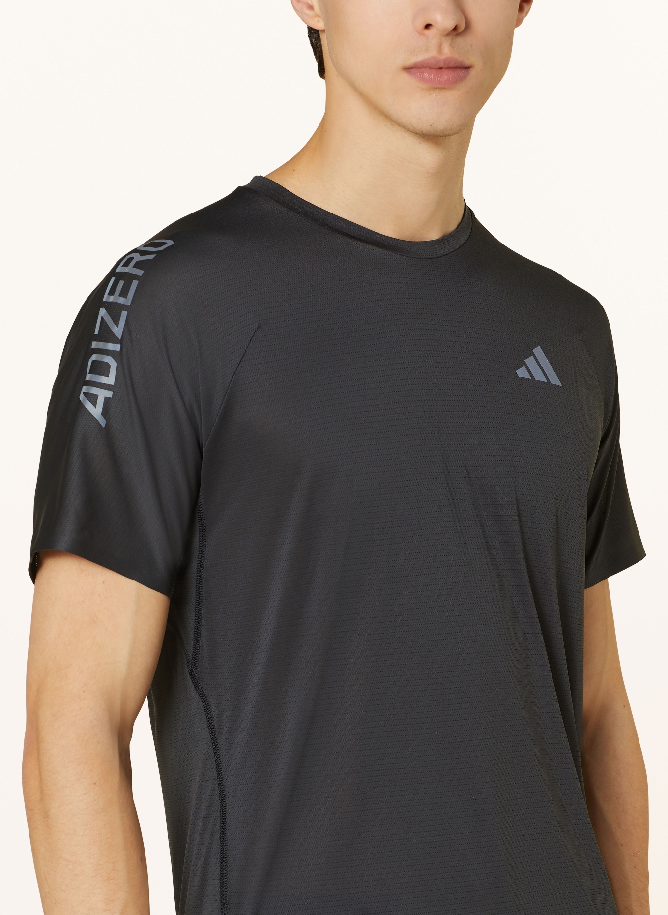 adidas Koszulka do biegania ADIZERO, Kolor: CZIEMNOSZARY (Obrazek 4)
