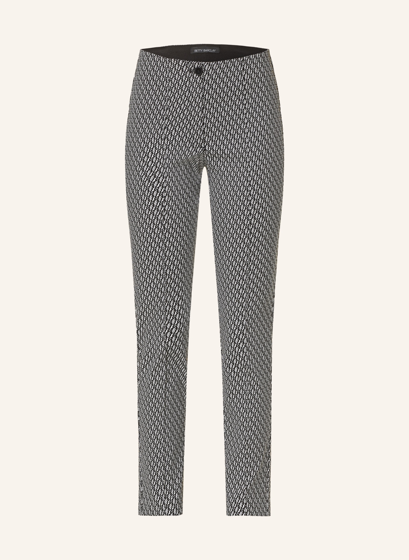 Betty Barclay Trousers, Color: BLACK/ WHITE (Image 1)