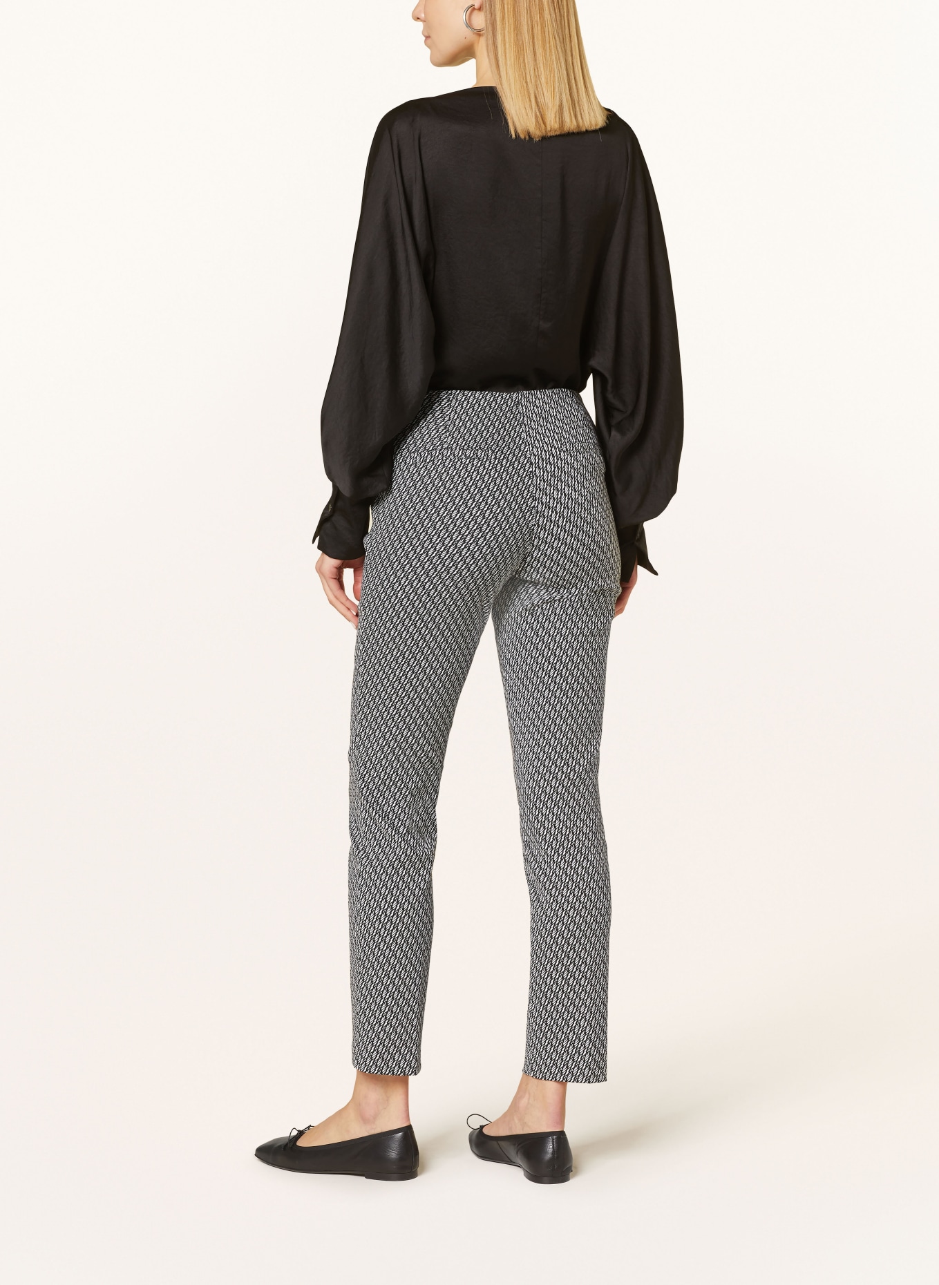 Betty Barclay Trousers, Color: BLACK/ WHITE (Image 3)