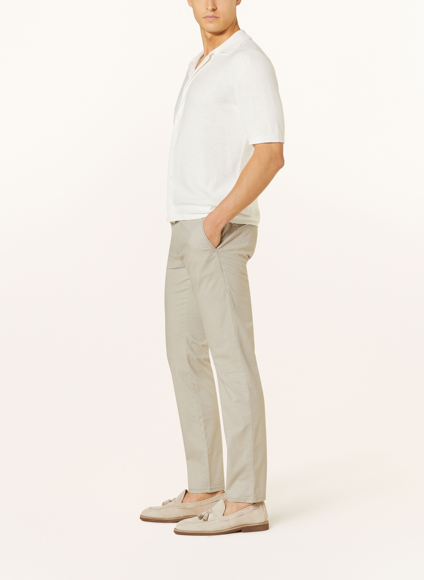 MAC Chino LENNOX Modern Fit, Farbe: BEIGE (Bild 4)