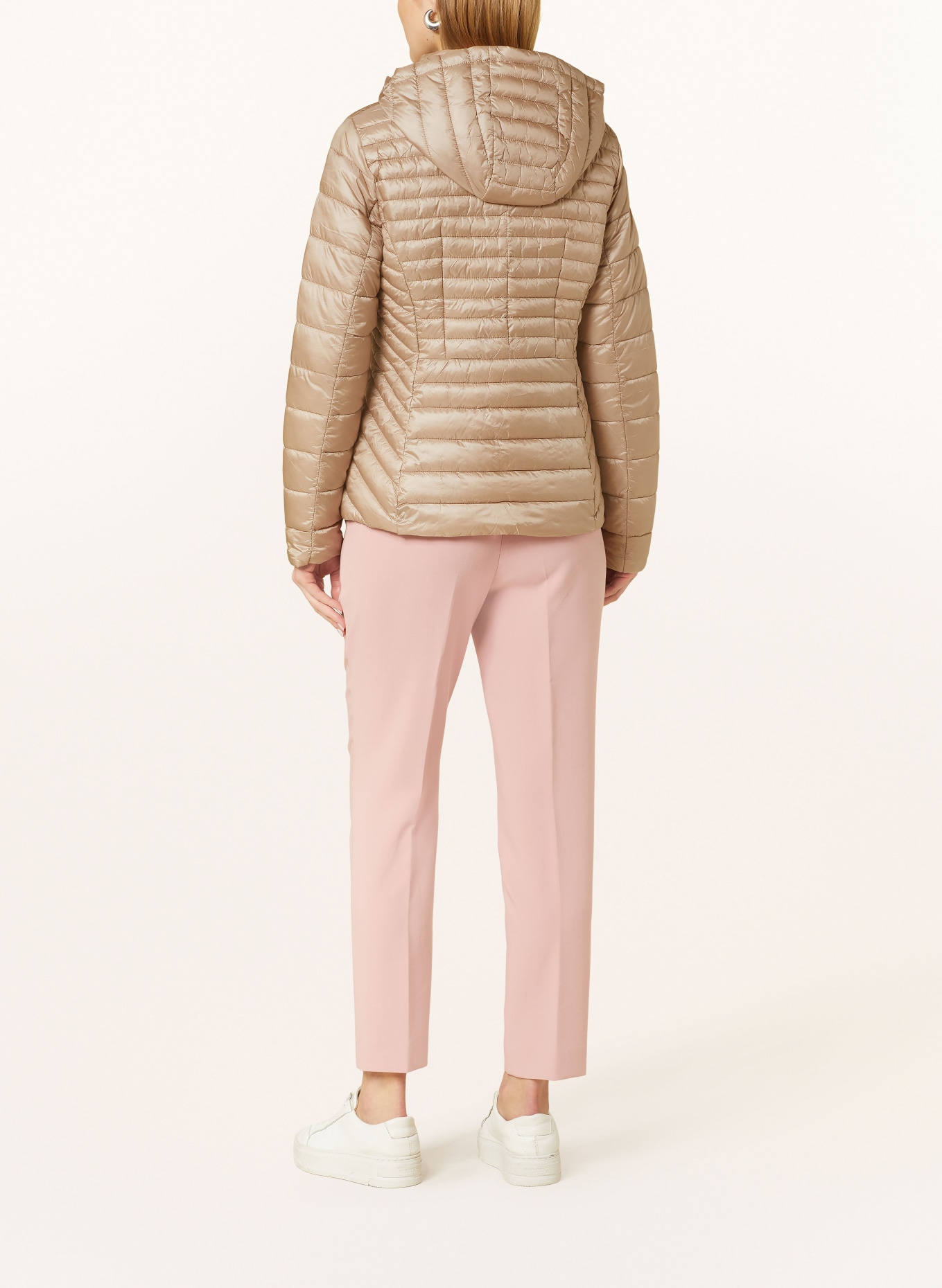 Betty Barclay Quilted jacket with detachable hood, Color: BEIGE (Image 3)