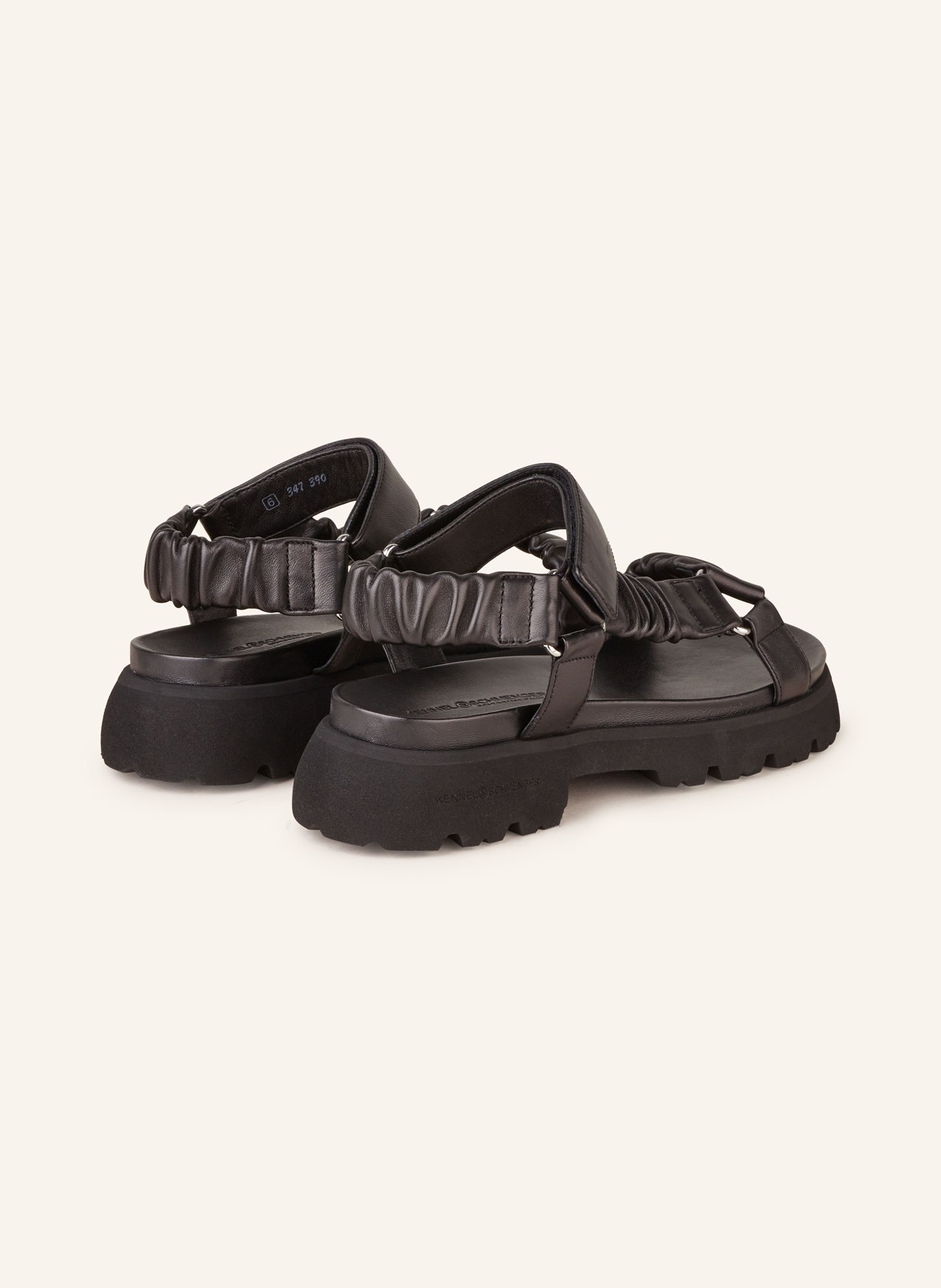 KENNEL & SCHMENGER Sandals SKILL, Color: BLACK (Image 2)