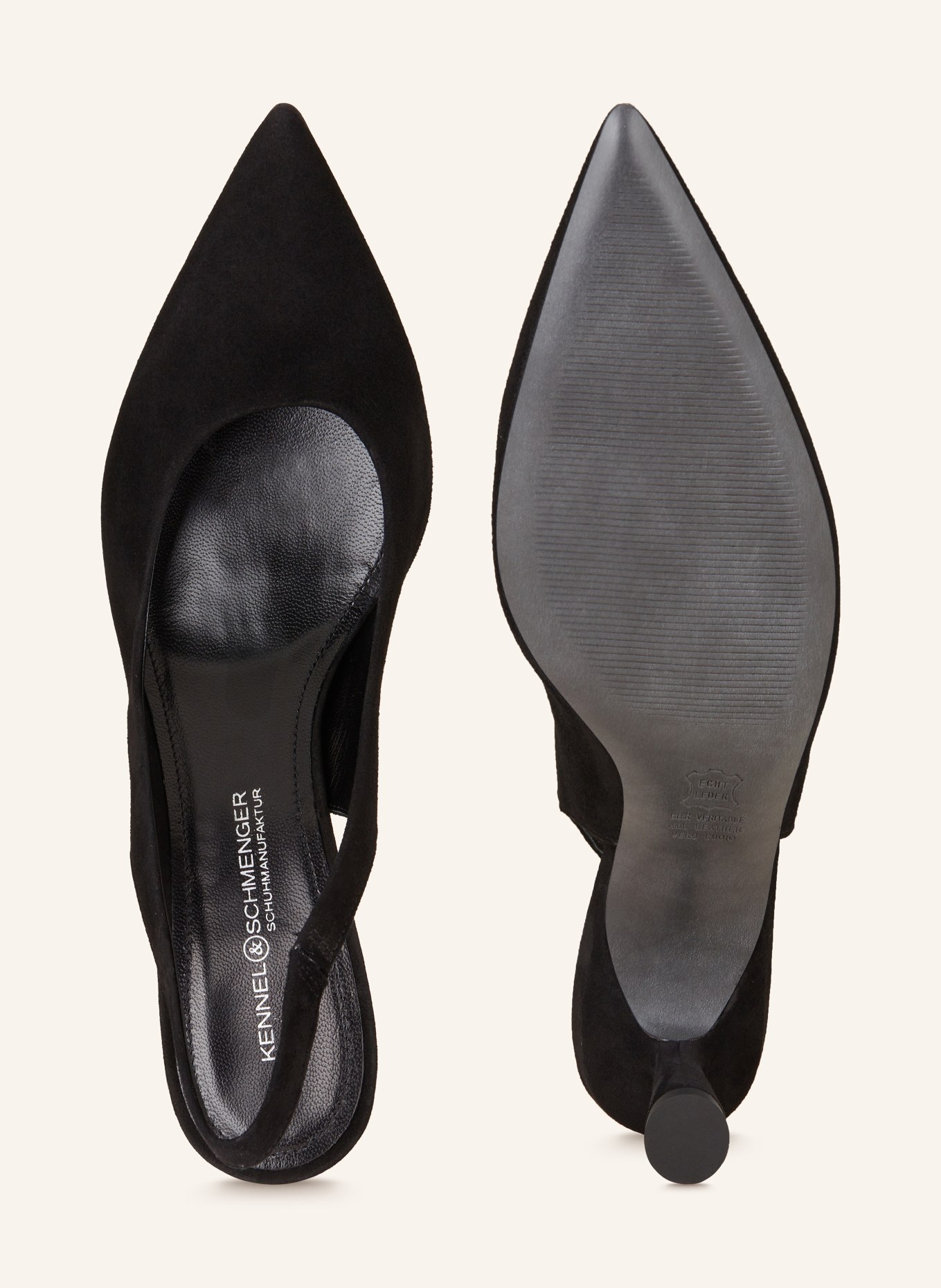 KENNEL & SCHMENGER Slingback pumps BELLA, Color: BLACK (Image 5)