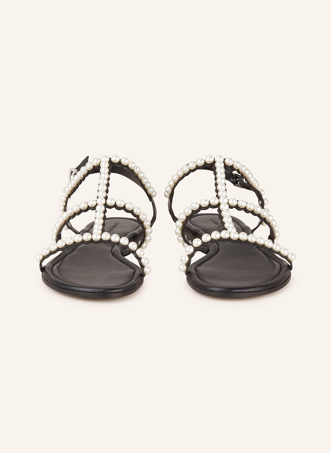KENNEL & SCHMENGER Sandals ELLE with decorative beads, Color: BLACK (Image 3)