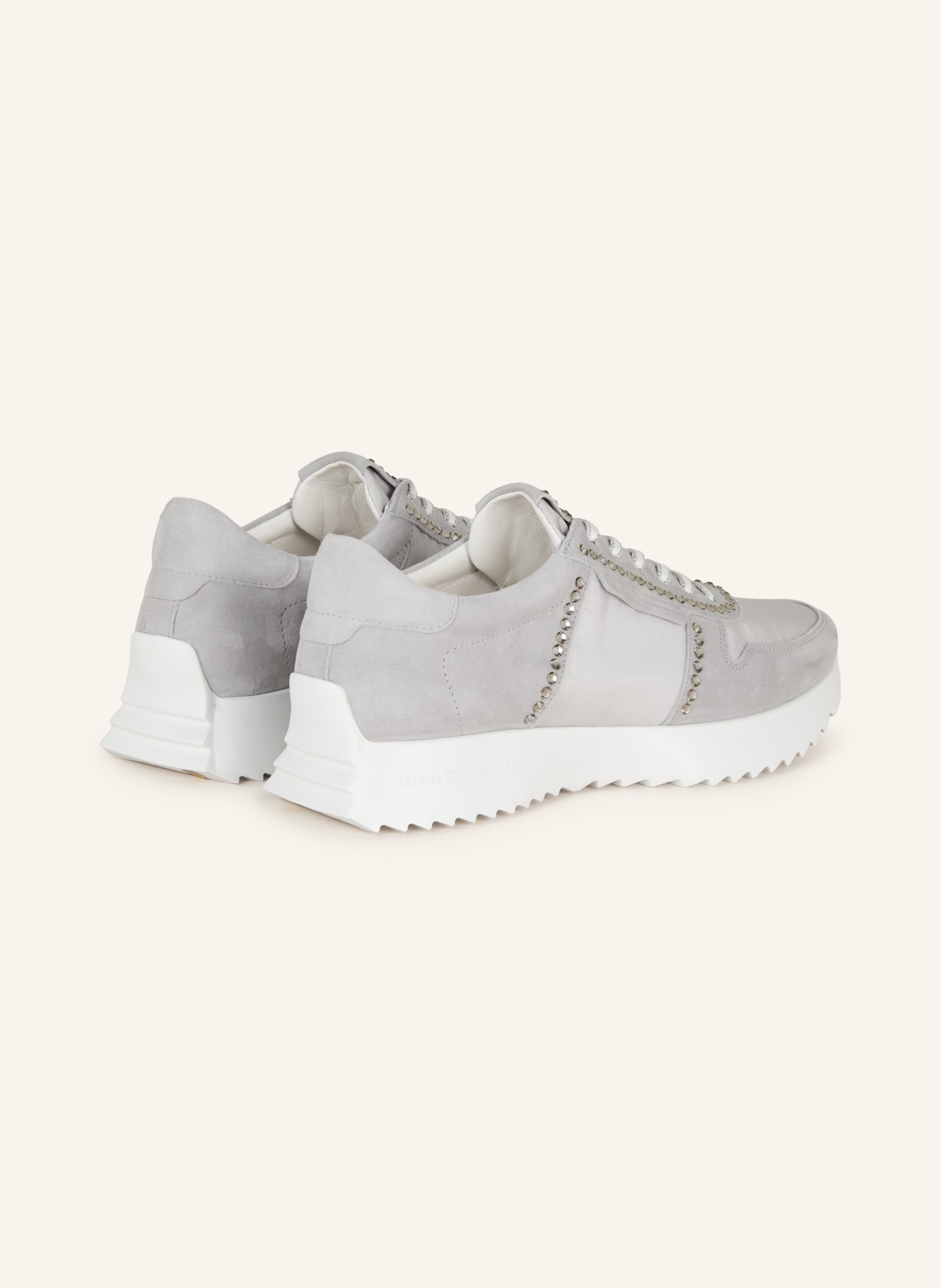 KENNEL & SCHMENGER Sneakers PULL with decorative gems, Color: GRAY (Image 2)