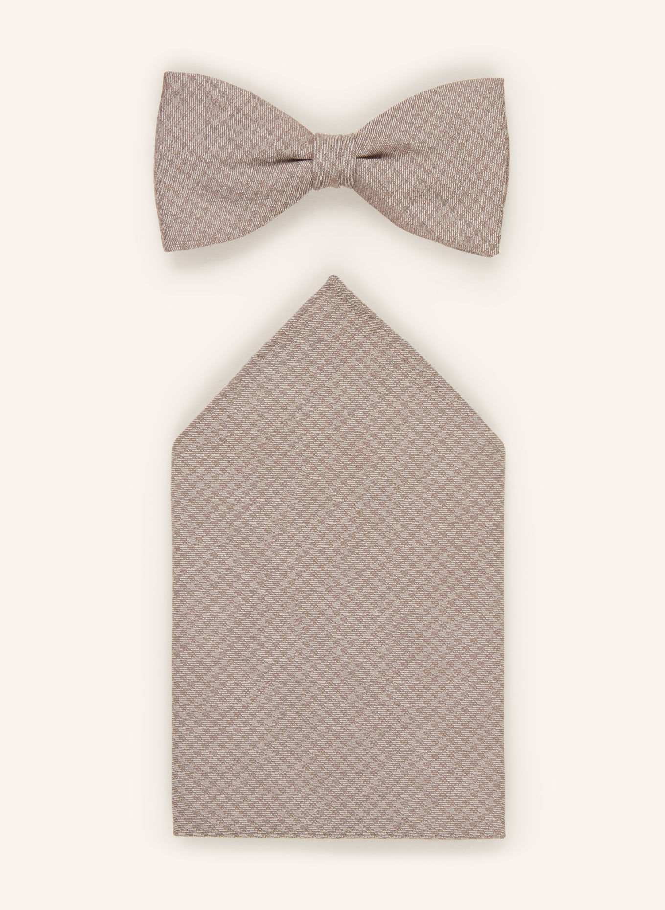JOOP! Set: Bow tie and pocket square, Color: BEIGE (Image 1)