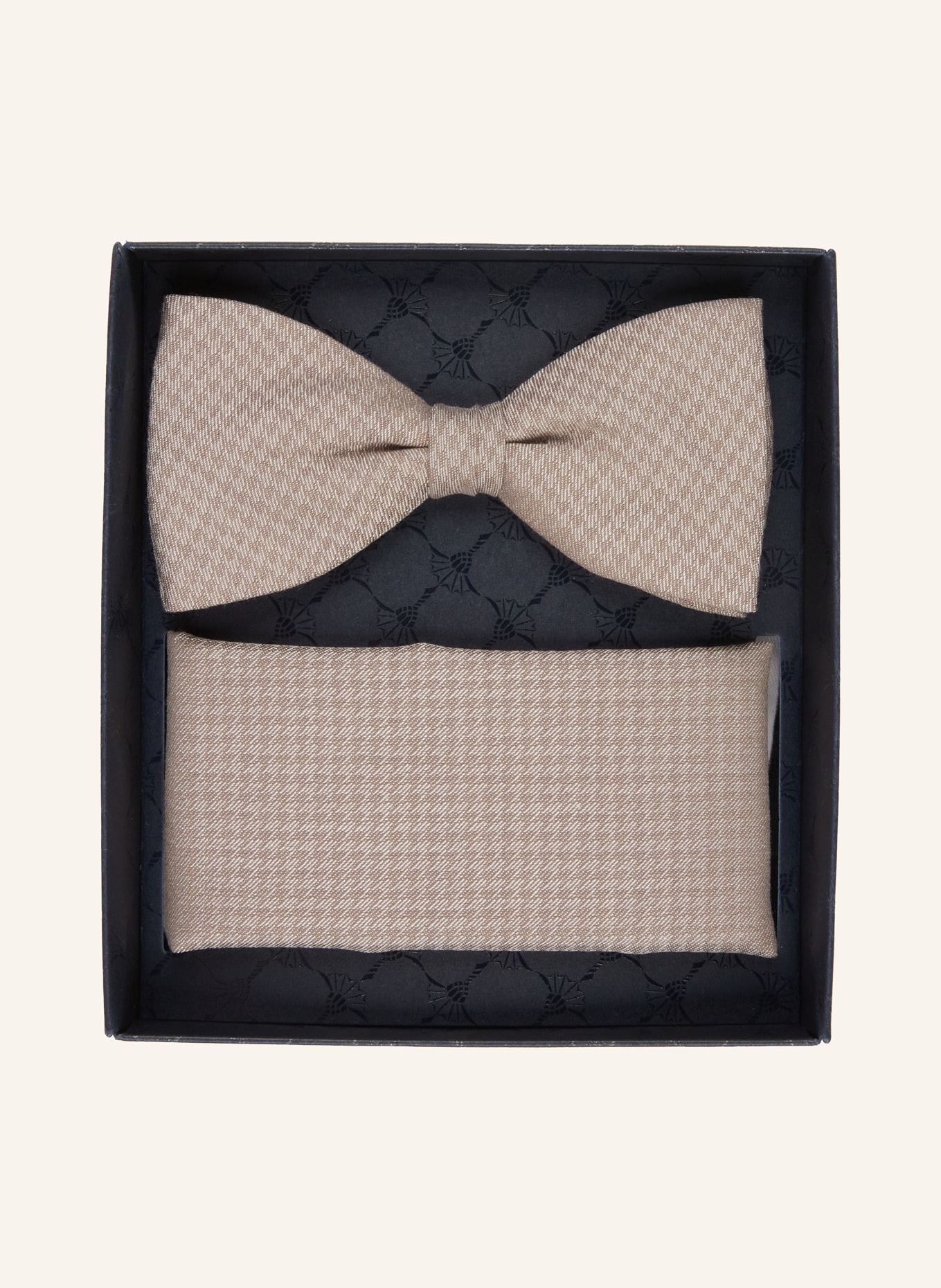 JOOP! Set: Bow tie and pocket square, Color: BEIGE (Image 5)