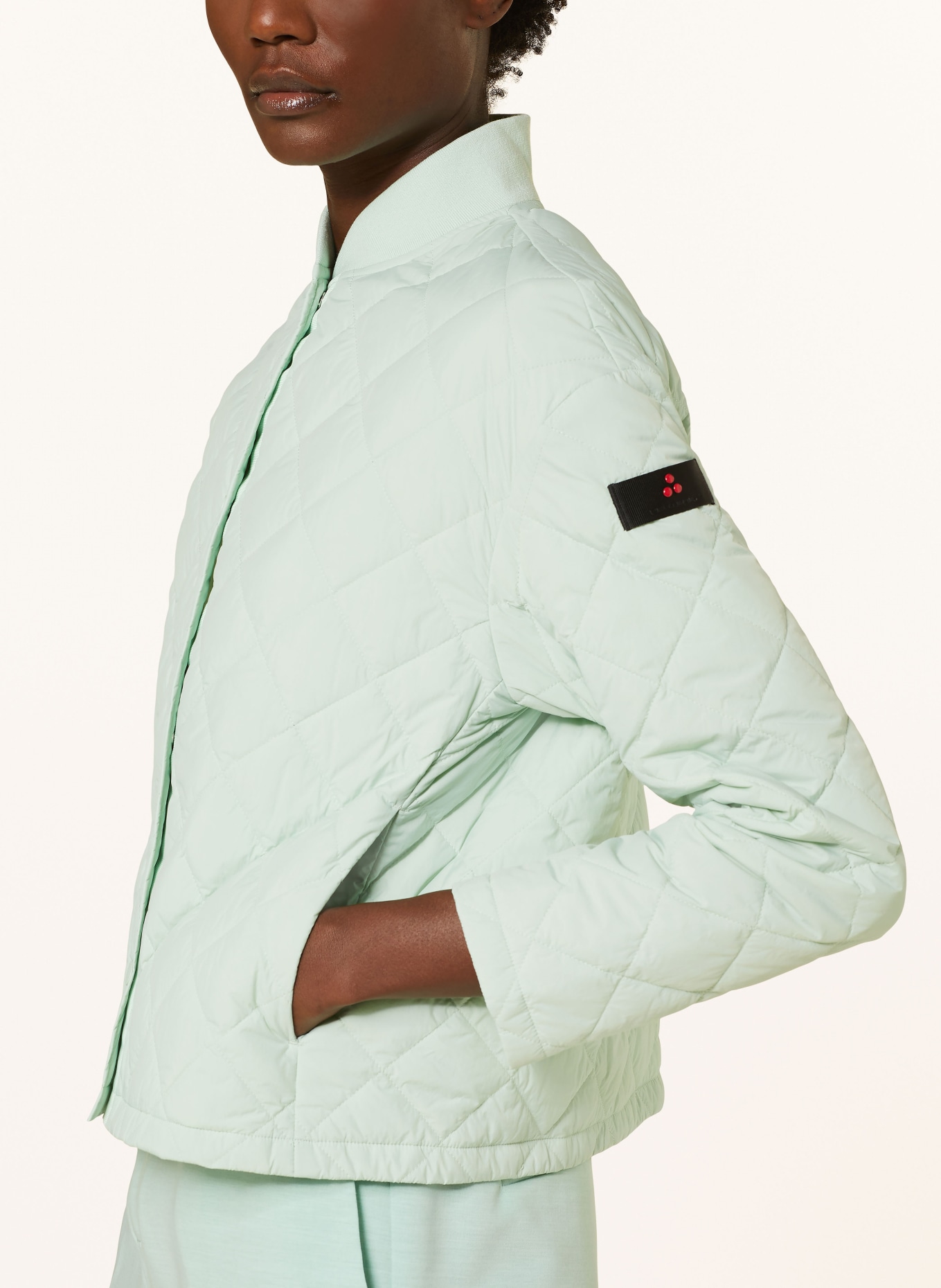 PEUTEREY Quilted jacket YLLAS, Color: MINT (Image 4)